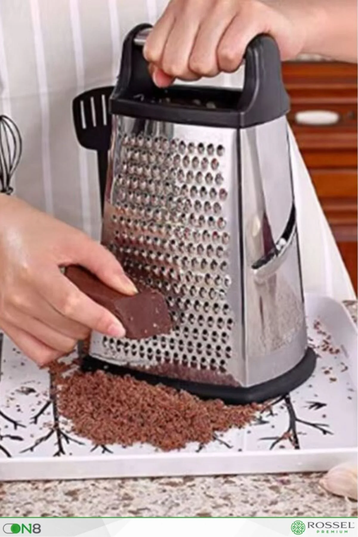 رنده سیاه مشکی Luxury Xxl Grater Big 1294B Rossel Premium