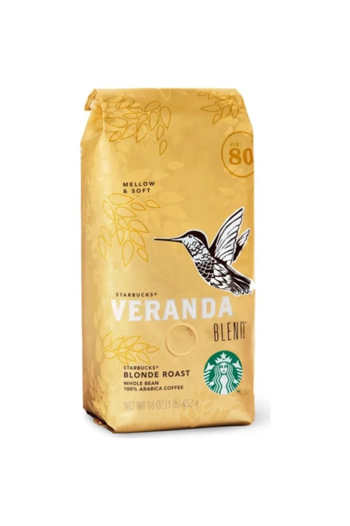 قهوه فیلتر و دانه کامل آسیاب شده 250 گرمی وراندا بلوند روست برای اسپرسو استارباکس Starbucks