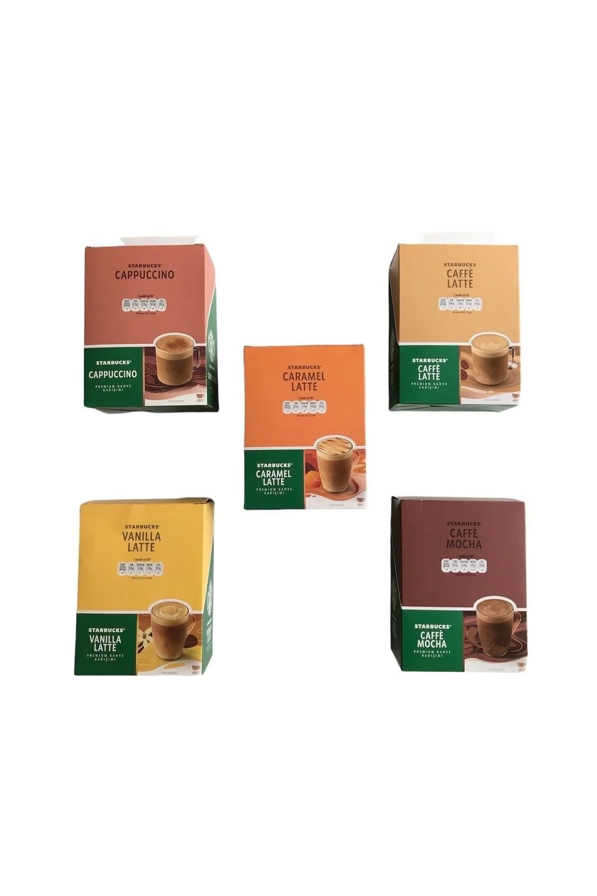 قهوه فوری مجموعه میکس پریمیوم نسخه محدود 5X10 تکه استارباکس Starbucks