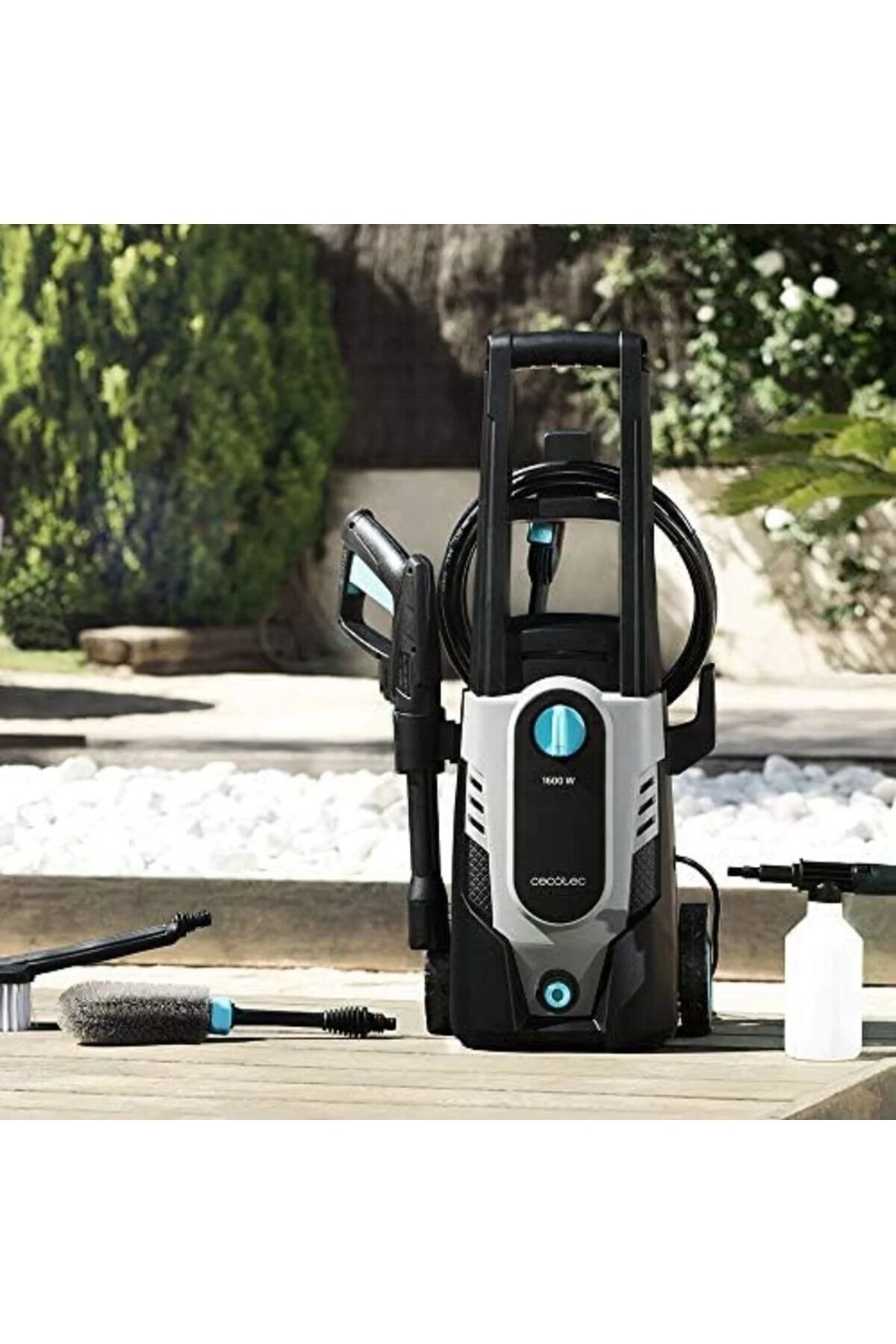 شستشوی با فشار بالا ماشین لباسشویی زیاد Hydroboost 1400 W برای خانه باغ یا  CECOTEC