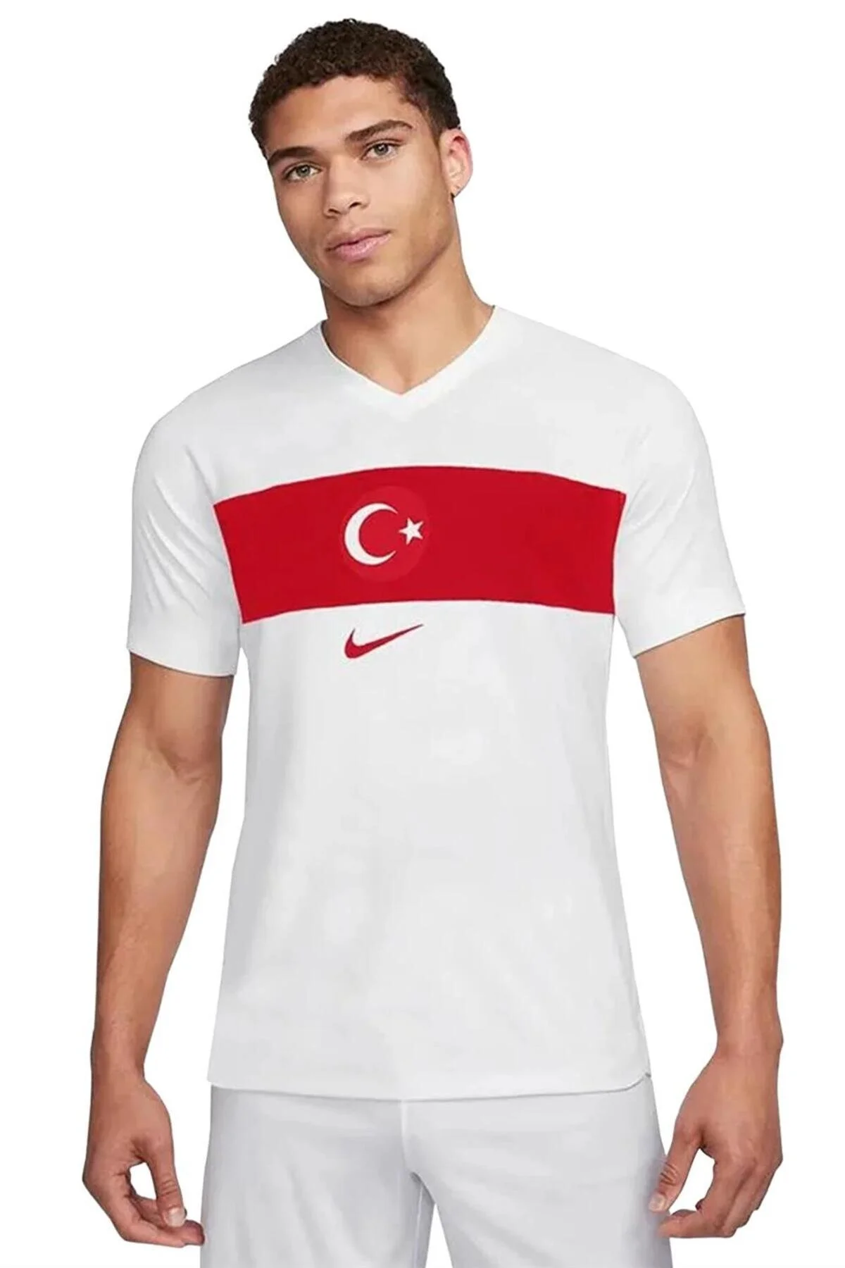 پیراهن ورزشی سفید مردانه تیم ملی طرفداران آقایان فوتبال نایک Nike
