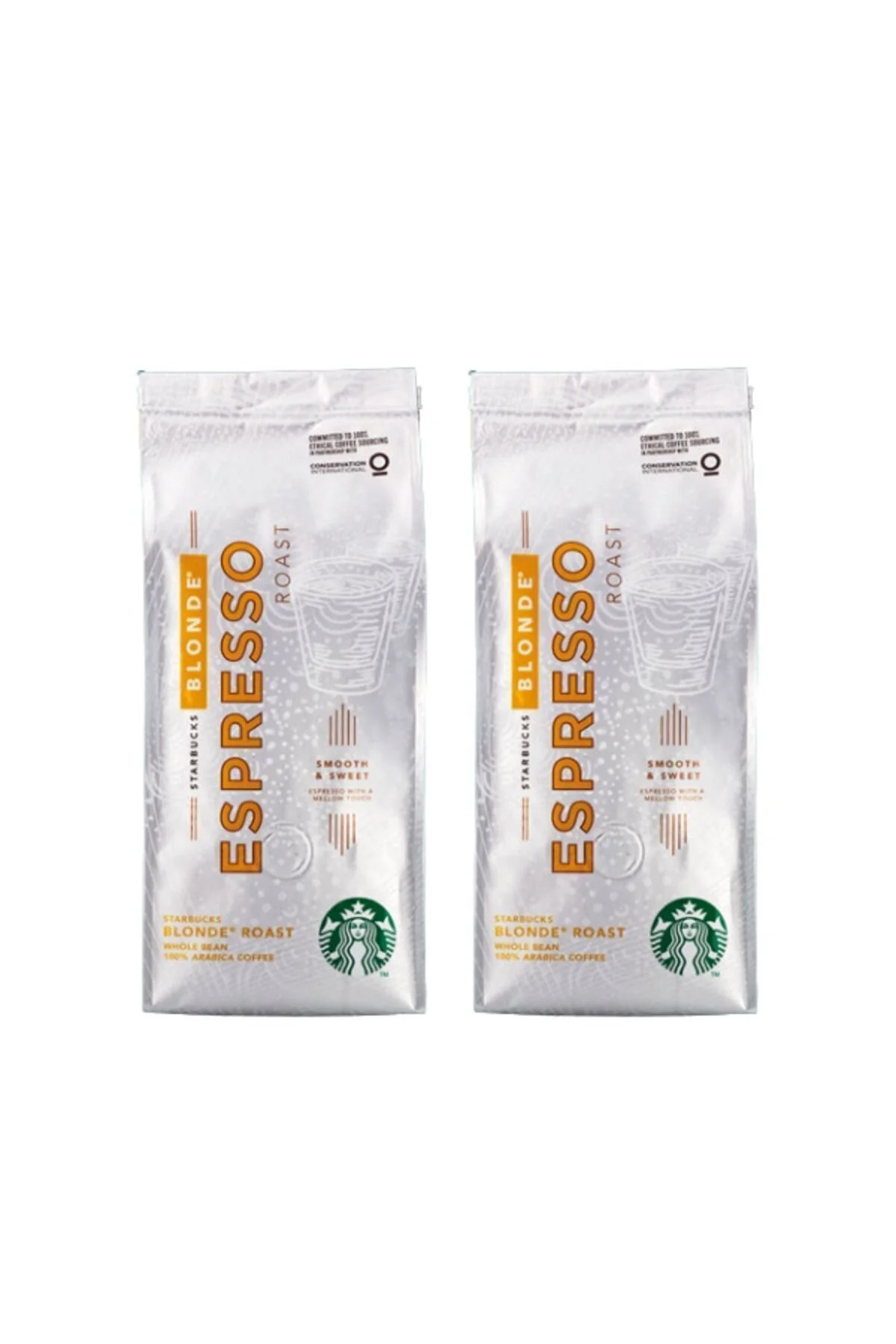 قهوه فیلتر و دانه کامل اسپرسو بلوند روست لایت 250 گرم استارباکس Starbucks