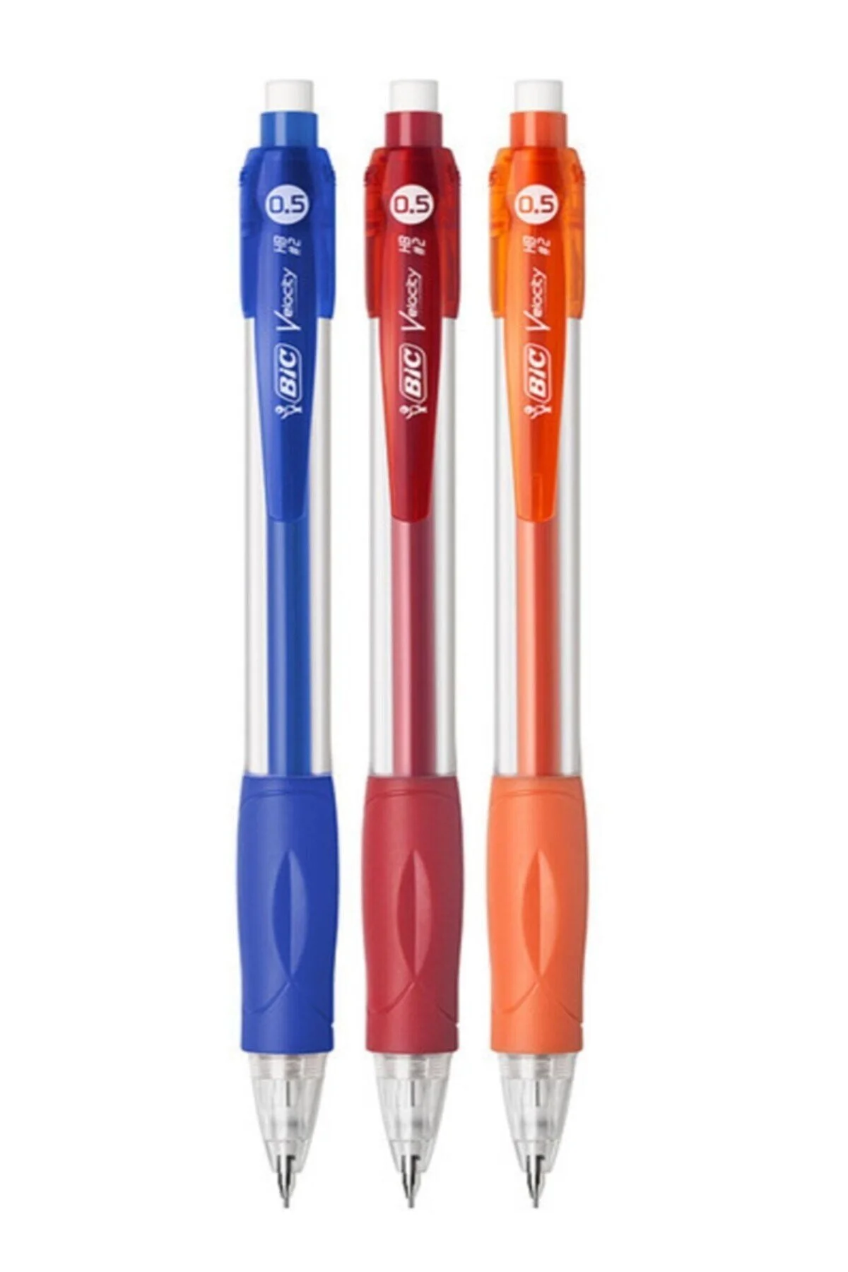 مداد مکانیکی ورساتیل قرمز سرعت 0.5 میلی متر HB 3 SET مجموعه بیک Bic