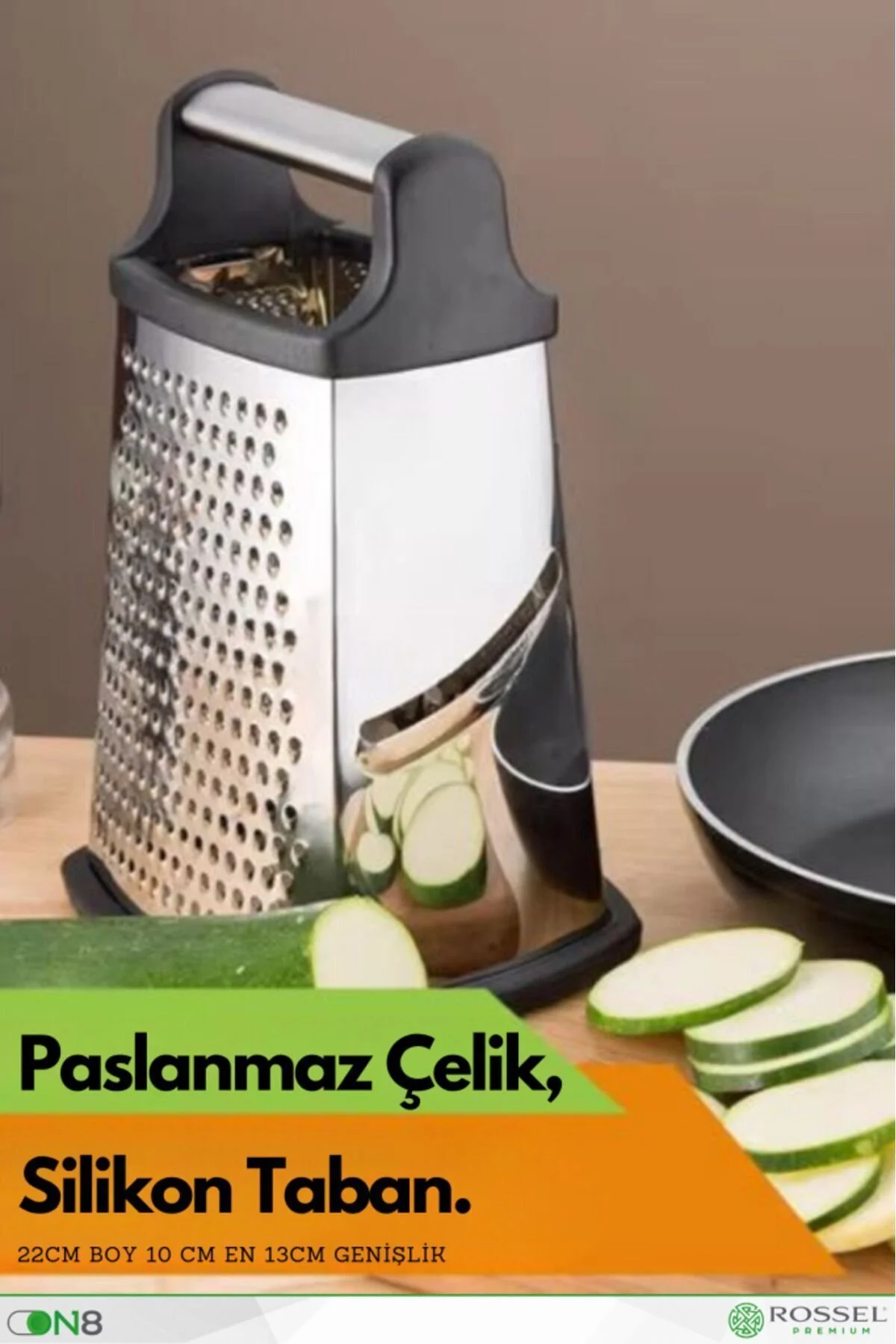 رنده سیاه مشکی Luxury Xxl Grater Big 1294B  Rossel Premium