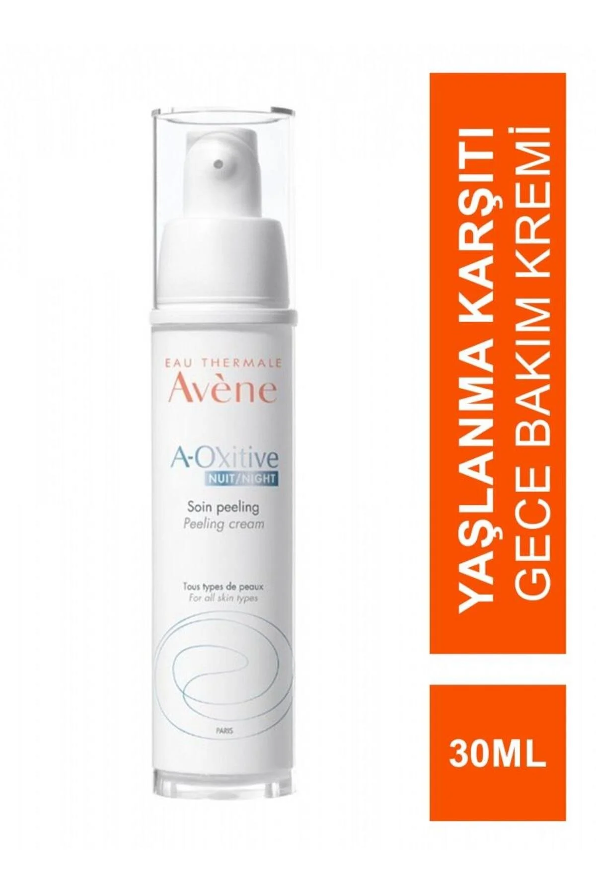 Avene پيلينگ شبانه ضد پيري A OXITIVE 30 ميلي ليتر