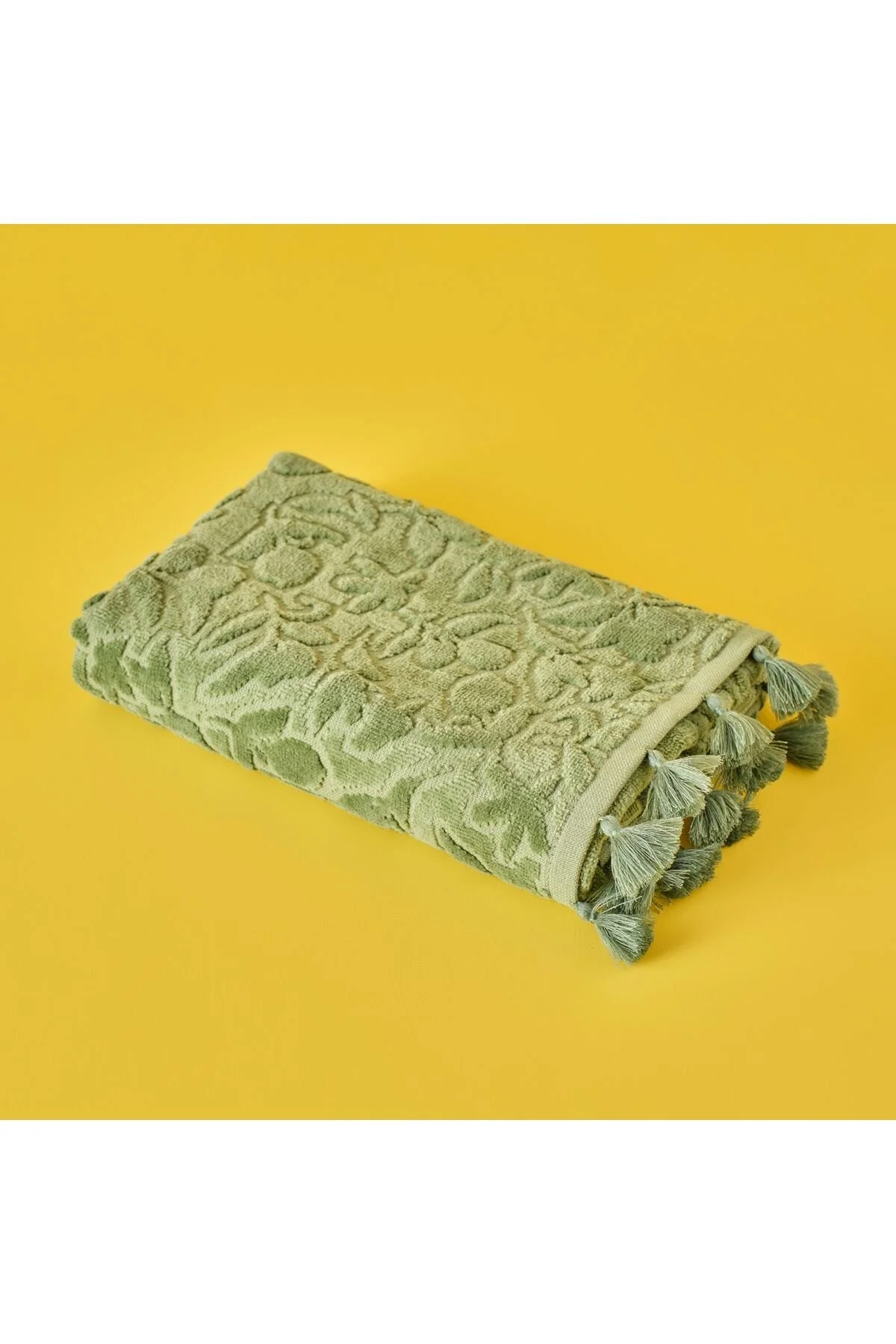 حوله 100 ٪ دست جولیا پنبه 2 قطعه سبز 30X30 سانتی متر بلا میسون Bella Maison