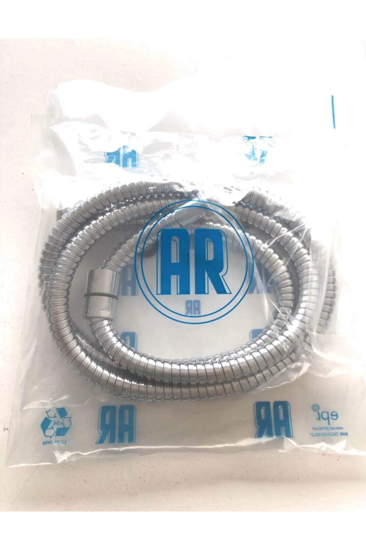 سیستم دوش AR 150 سانتی متر شیلنگ ضد زنگ فلکس مارپیچ Eca