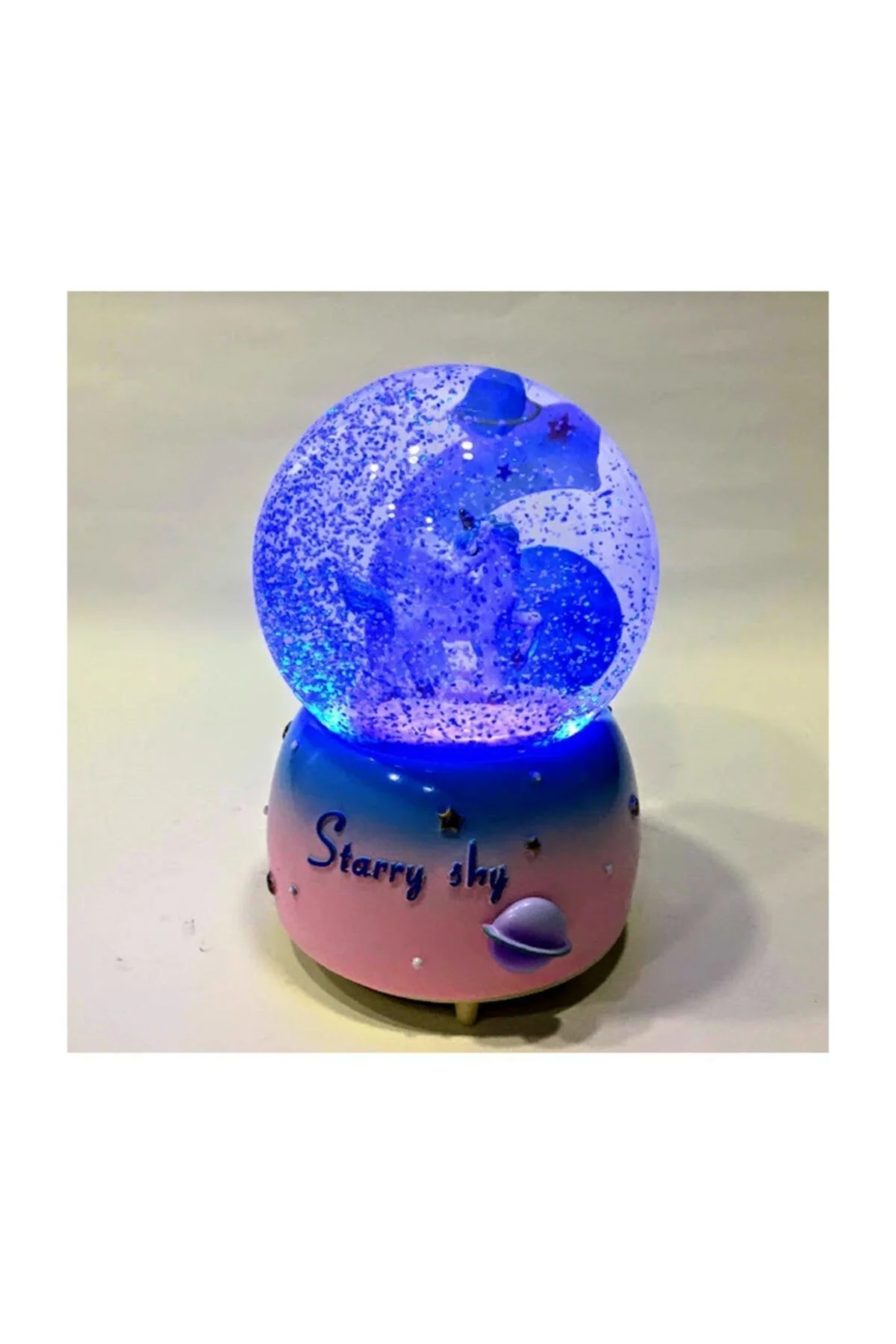 گوی برفی SNOW GLOBE با اندازه مگا ماشین تکشاخ چراغ ها و موسیقی از ترکیه hediyesahibi