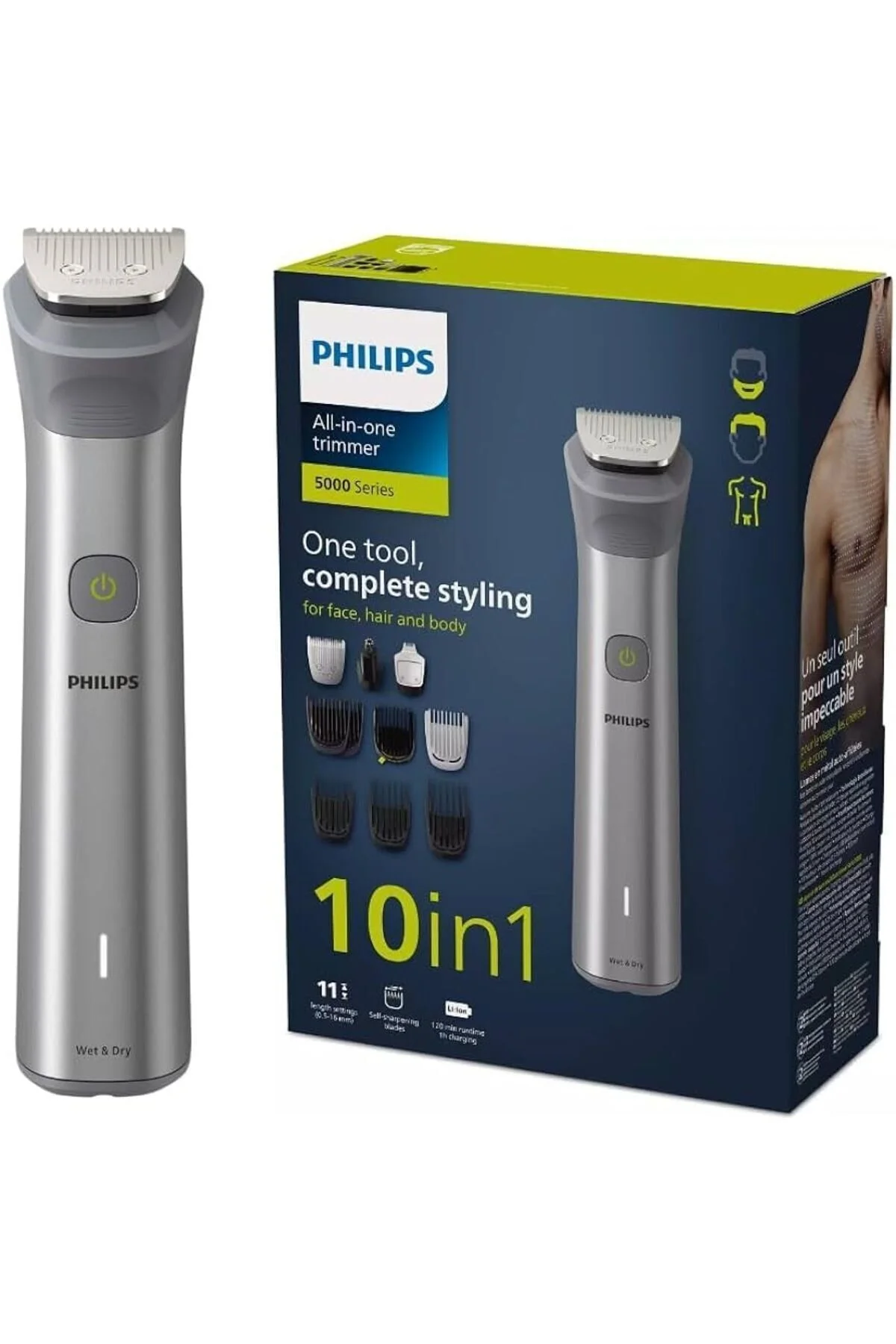 تیغ اصلاح مردانه مو ریش و بدن همه مجموعه مراقبت از مردان قابل شستشو هستند فیلیپس Philips