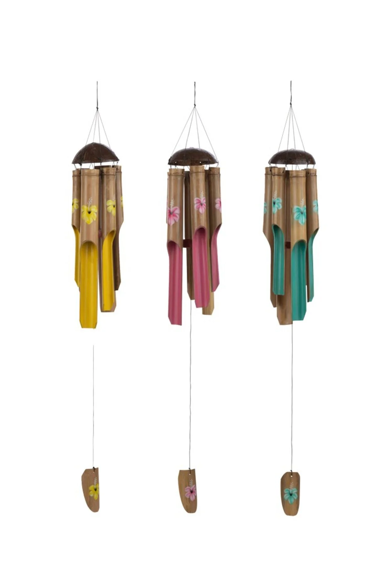 دکور دیواری صورتی زنگ باد بامبو اورجینال Laromita Decoration