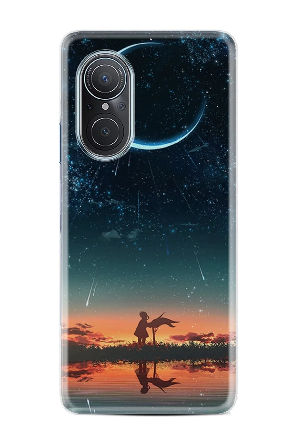 کاور و قاب HUAWEI NOVA 9 SE CASE PATTERN SILICONE SERIES SPECIAL MOON AND GIRL Kılıfland