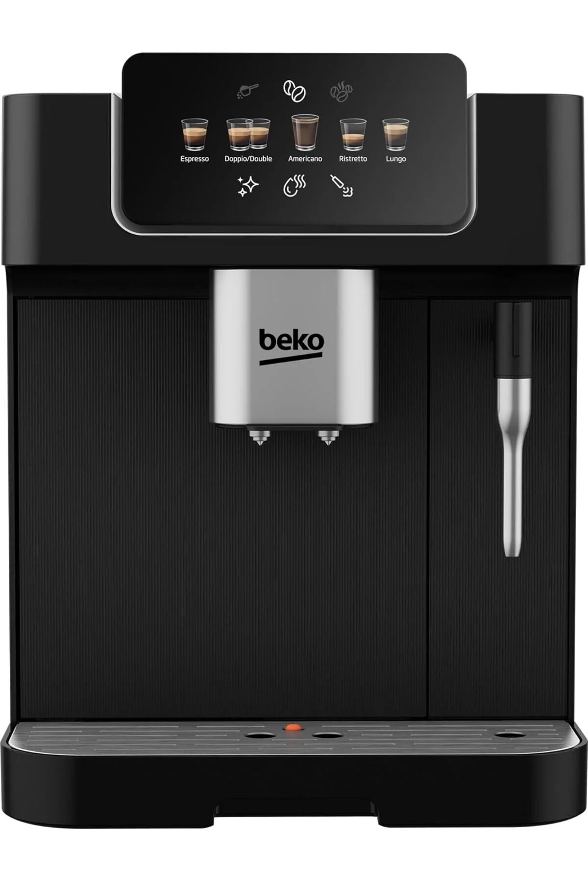 آسیاب قهوه الکترونیکی دستگاه اسپرسوساز CAFFEEXPERTO BEAN CUP 19 بار 5 گزینه از پیش تعیین شده مخزن 2 لیتری CEG7302B اورجینال Beko