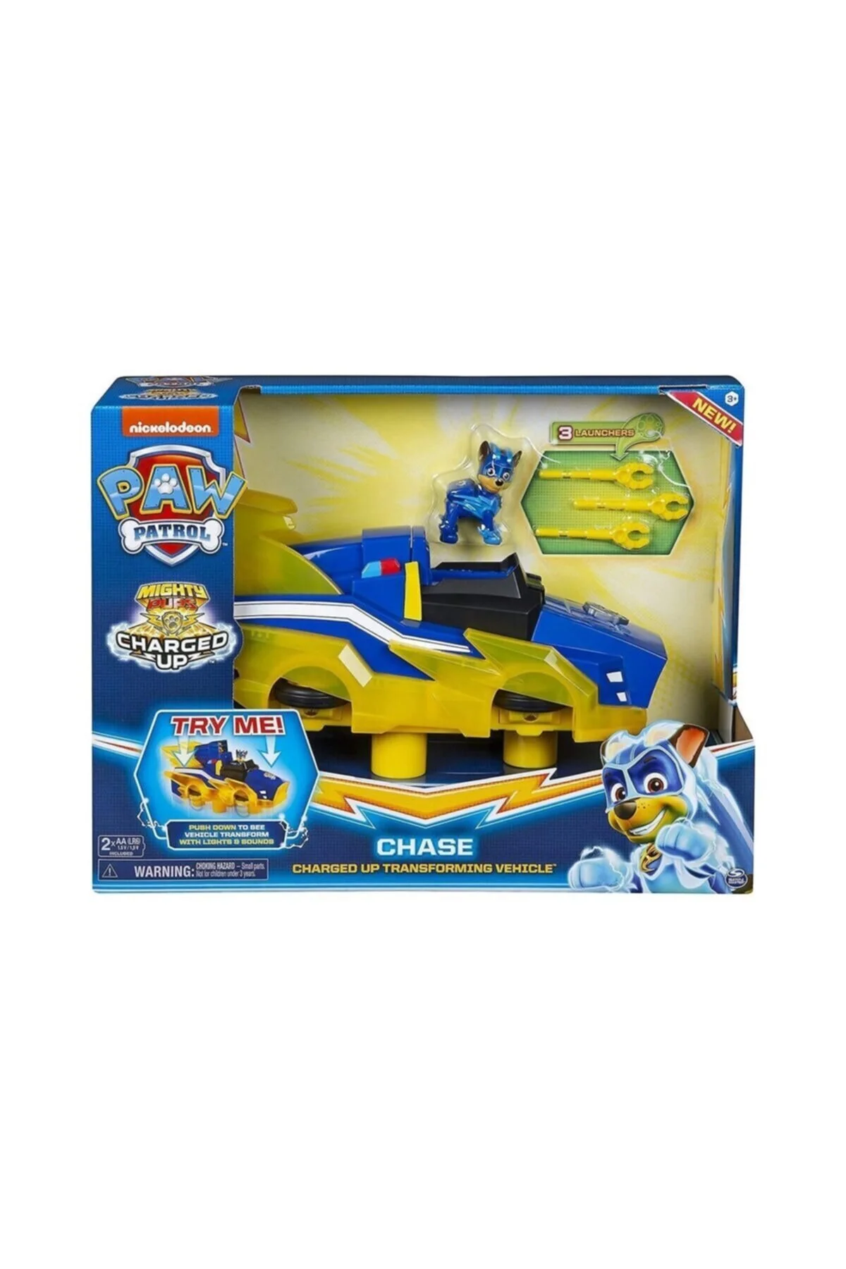 ماشین اسباب بازی 6055932 PAW CHASE'S TRANSFORMABLE VEHICLE PATROL Spinmaster