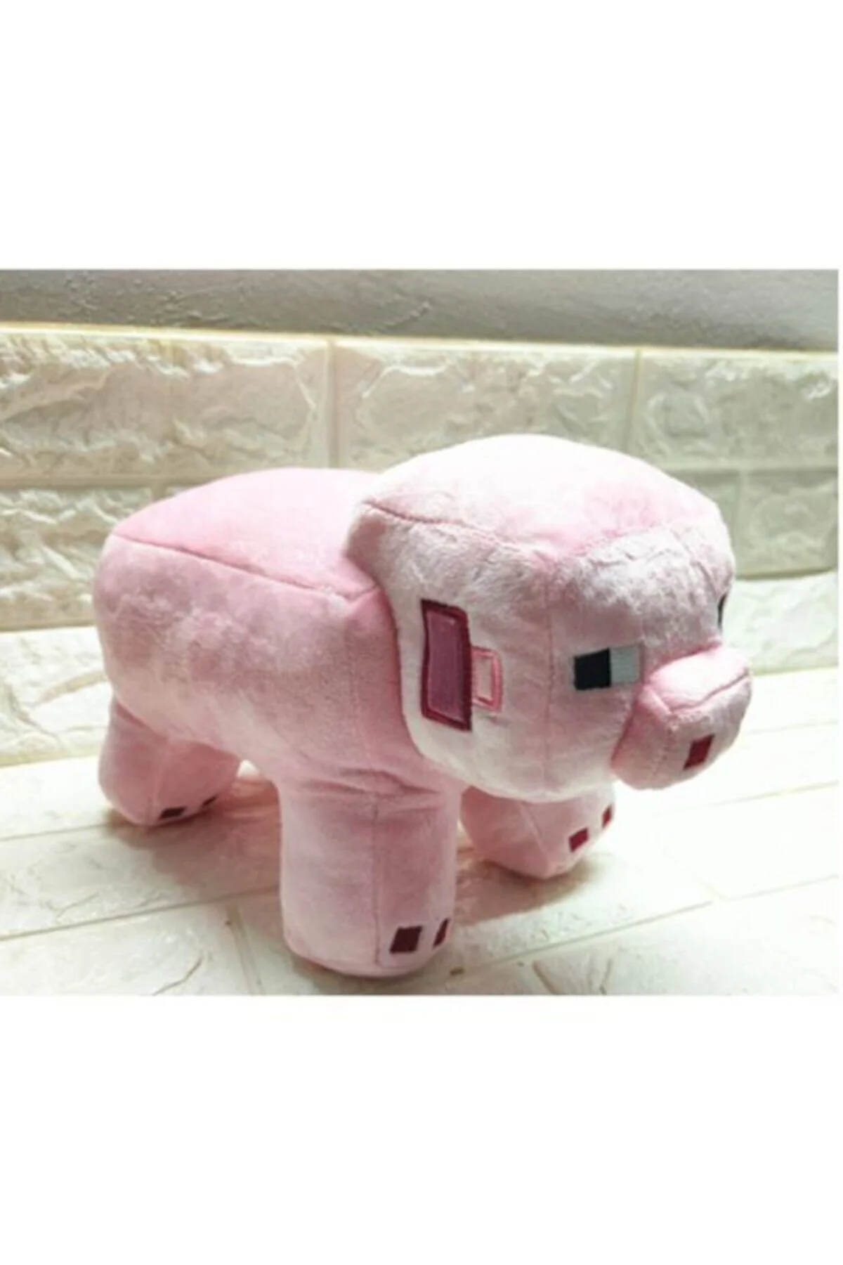 اسباب بازی های پشمی شخصیت مخمل دار MINECRAFT PIG 16 سانتی متر Minecraft