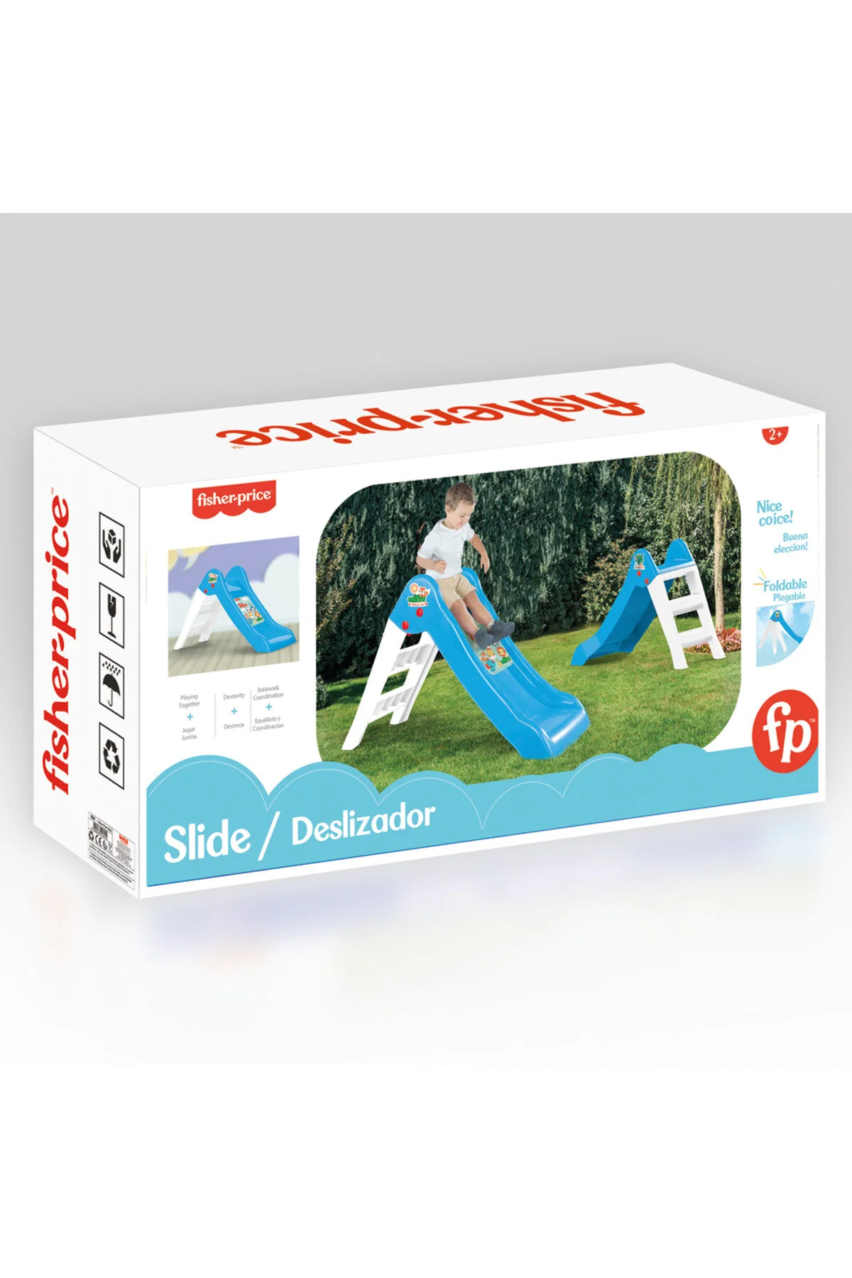 ماشین اسباب بازی اولین اسلاید کامل من 1841 Fisher Price