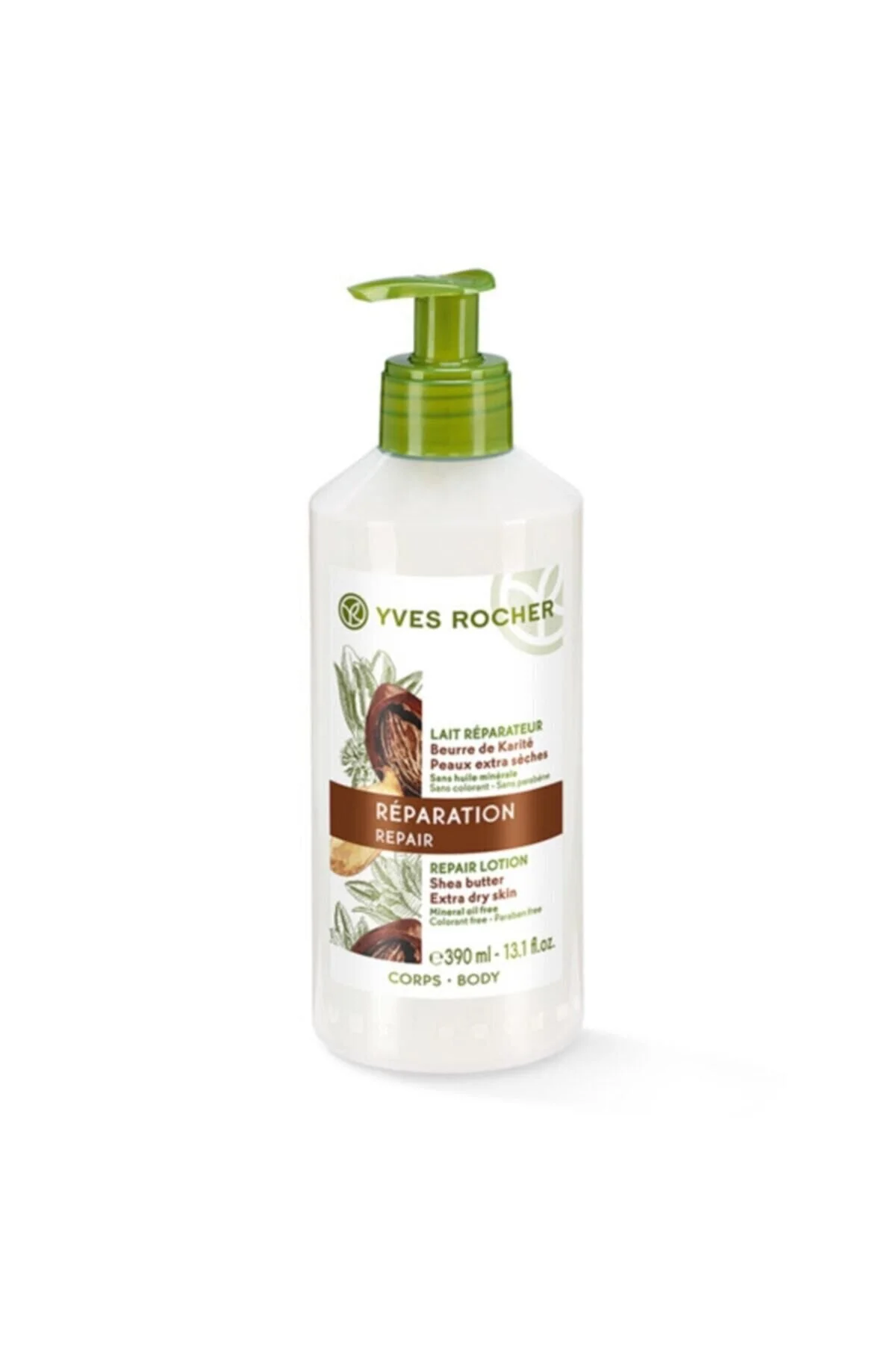 مرطوب کننده بدن برای پوست خشک 390 میلی لیتر DMBA221 ایوروشه Yves Rocher