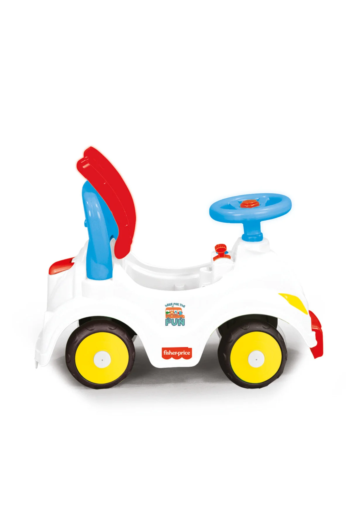 وسیله نقلیه پدالی زرد مردانه و زنانه ماشین لبخند کامل 1 معنی 1812 Fisher Price