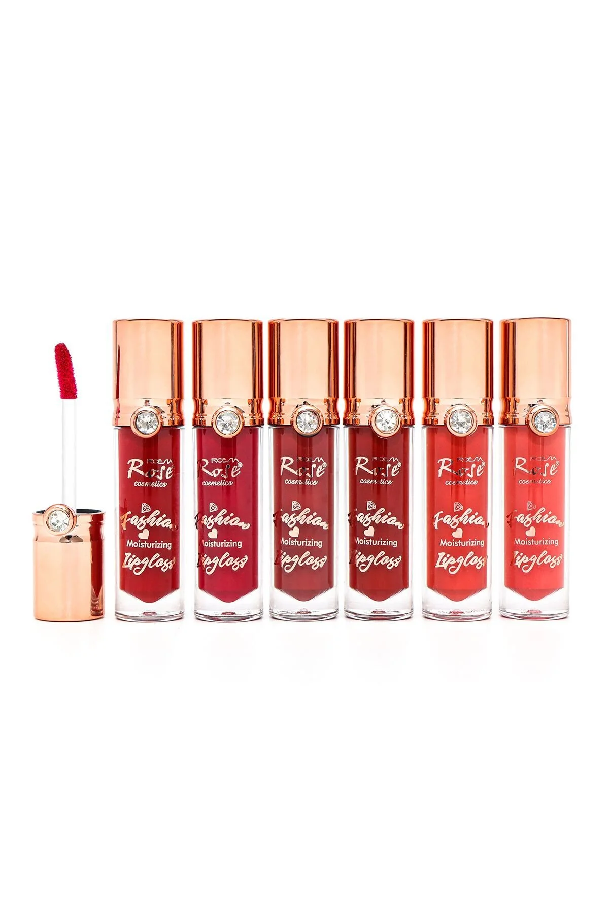 رژ لب رنگی مرطوب کننده 6 عددی با طراحی خاص و جذاب Roesıa Rose Cosmetics