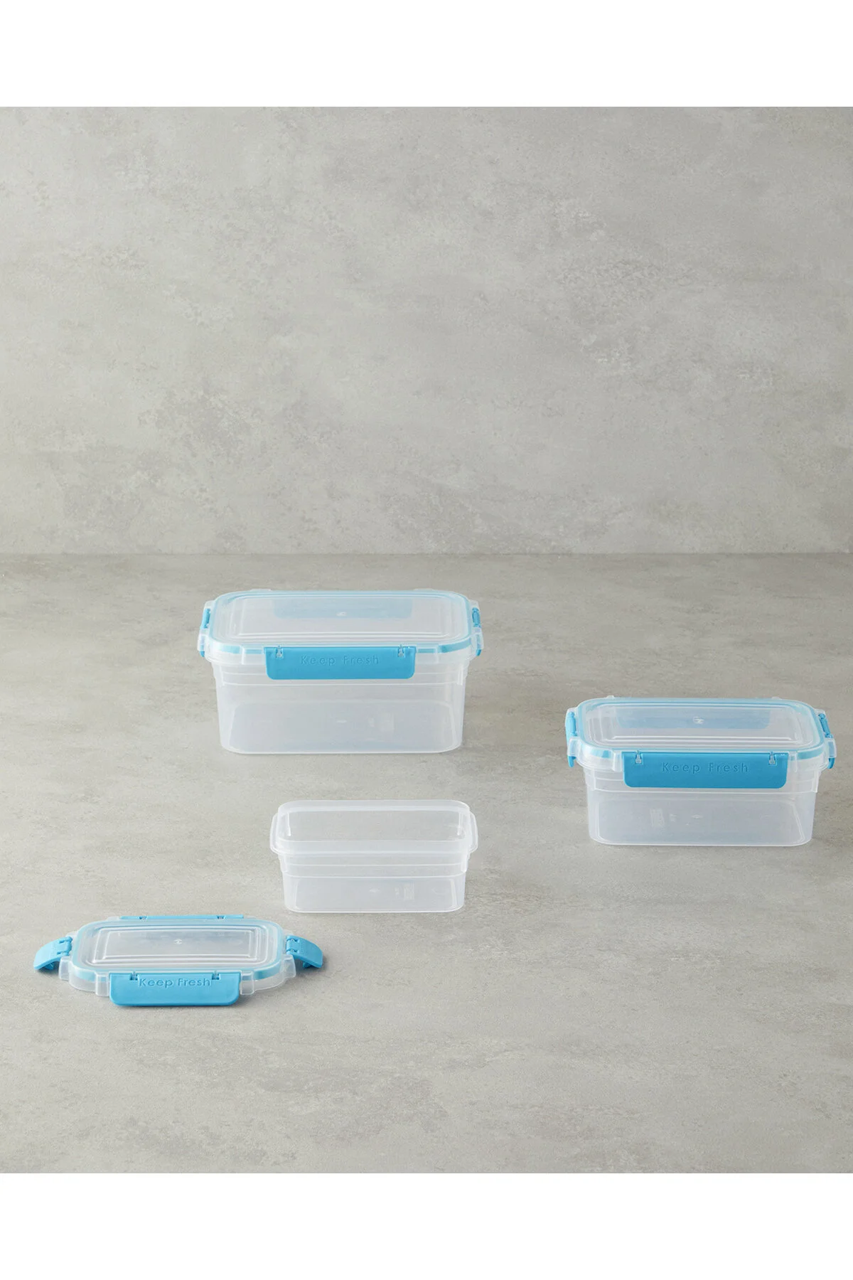 ظرف نگهدارنده POUL PLASTIK 3 PRIOUGH ذخیره فیروزه English Home