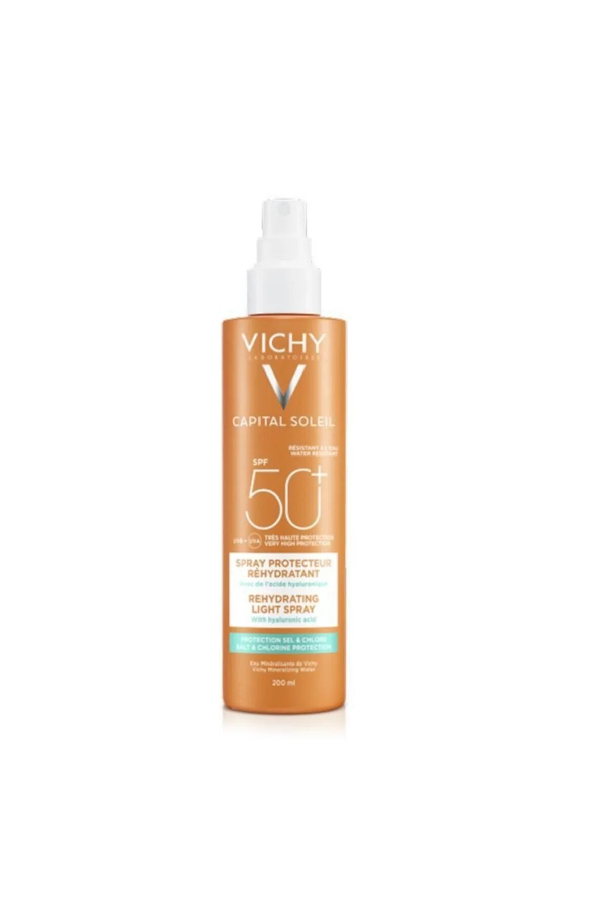 Vichy اسپری محافظتی از آفتاب SPF 50+ بدن و صورت کاپیتال سولئیل 200 میلی لیتر