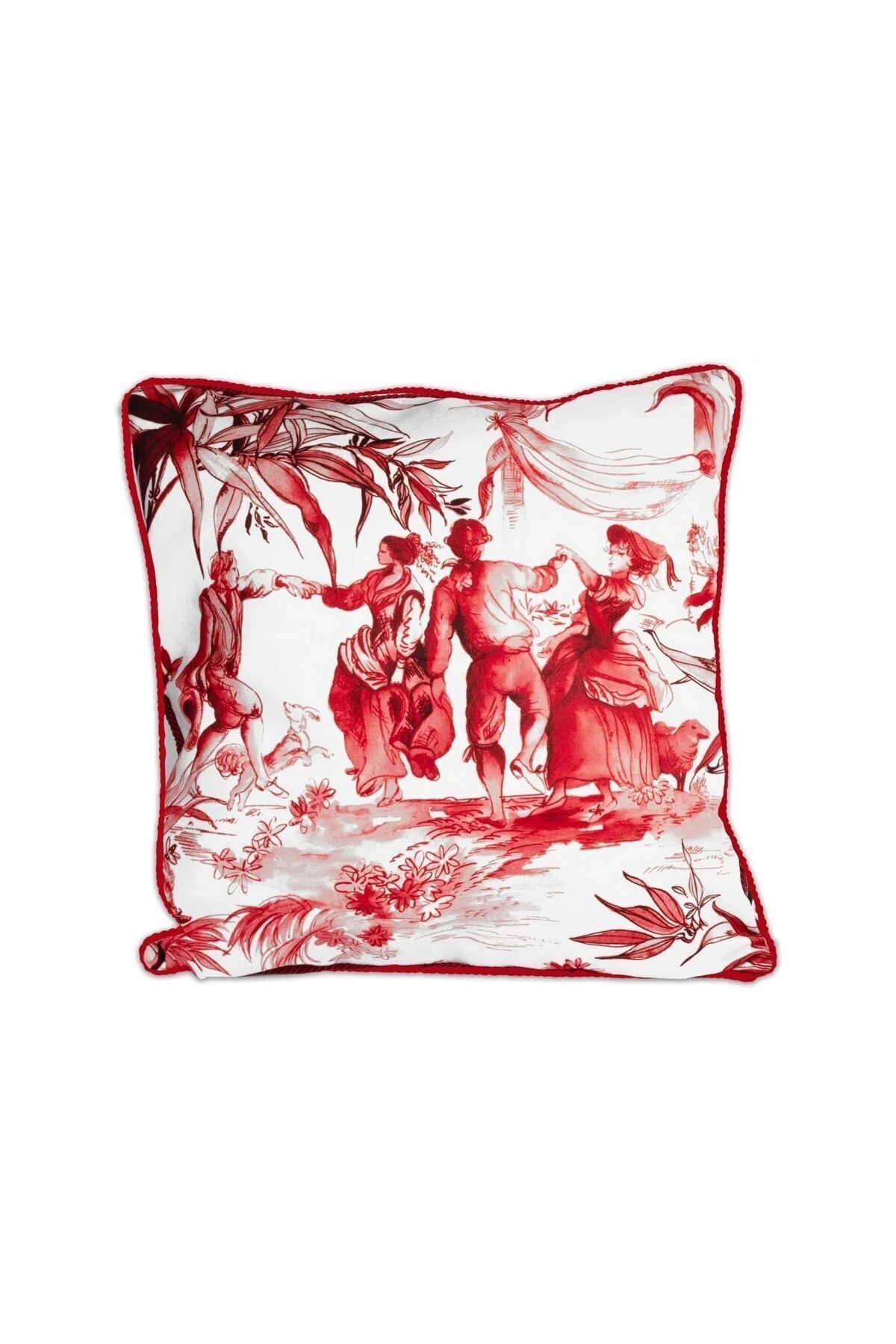کوسن و کاور قرمز بالش Le Rouge 60X60 سانتی متر Baci Milano