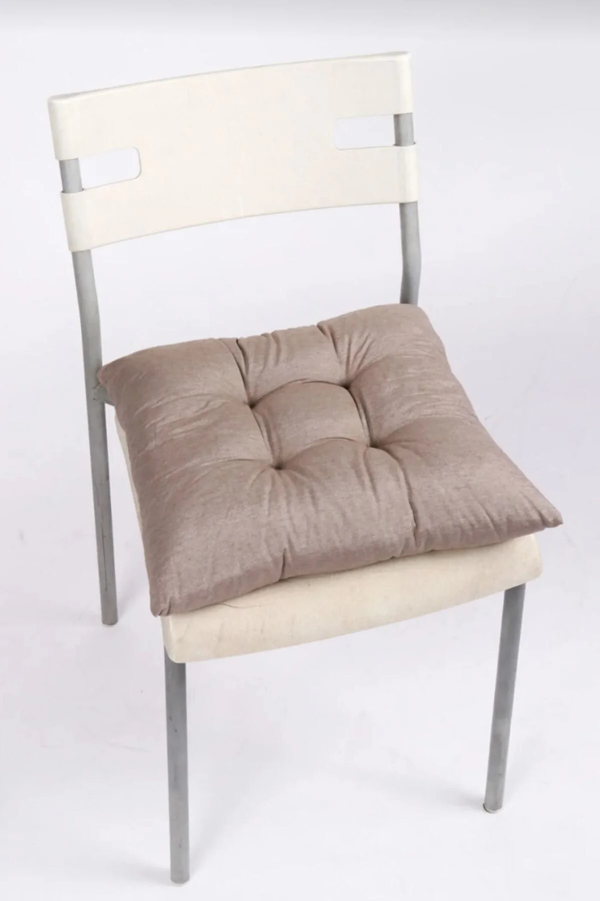 کوسن صندلی پوفیدیک قهوه ای DURU HOME COLLECTİON