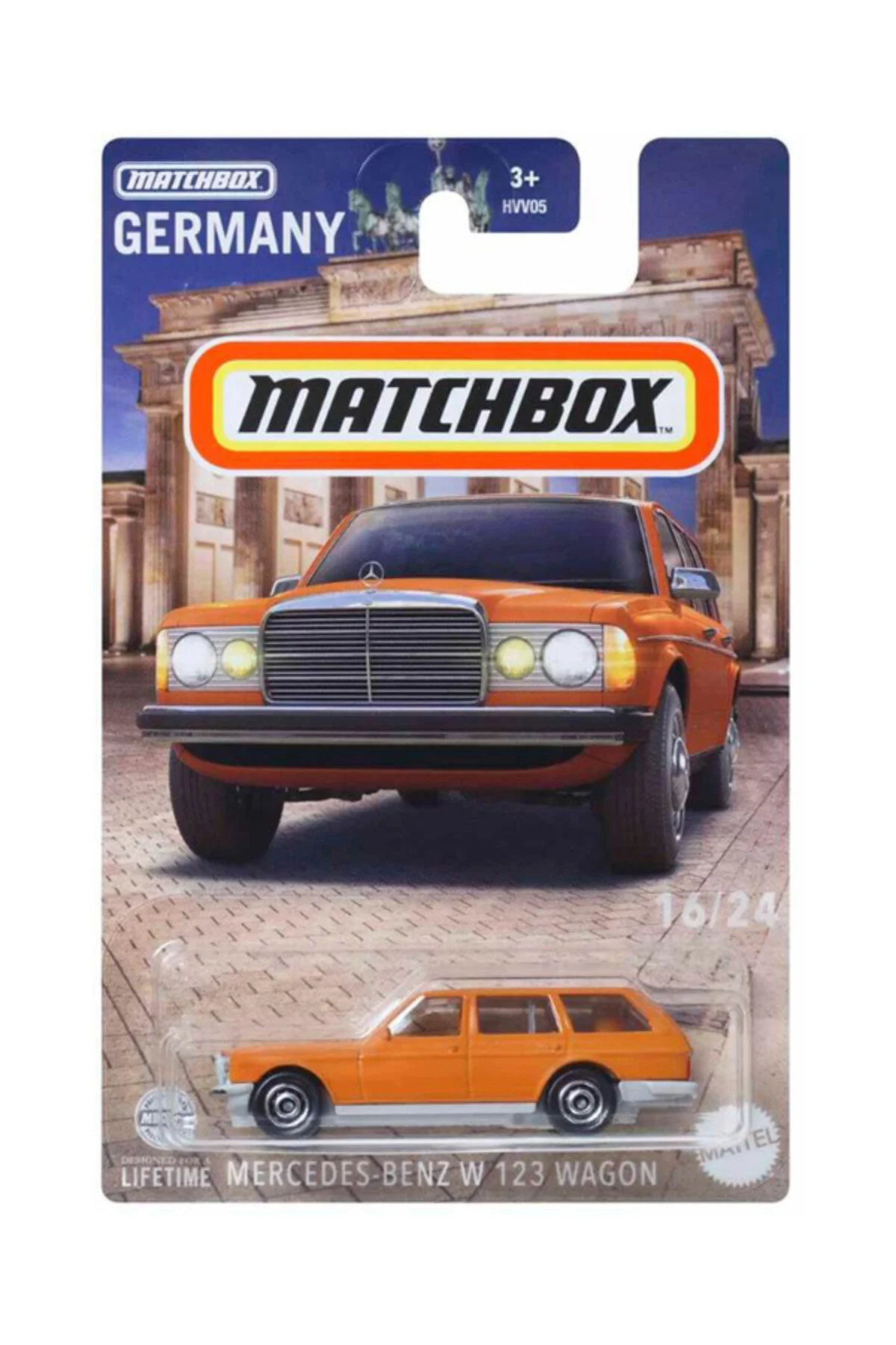 ماشین اسباب بازی بهترین خودروهای تک اروپا مرسدس بنز W 123 واگن HVV36 Mattel