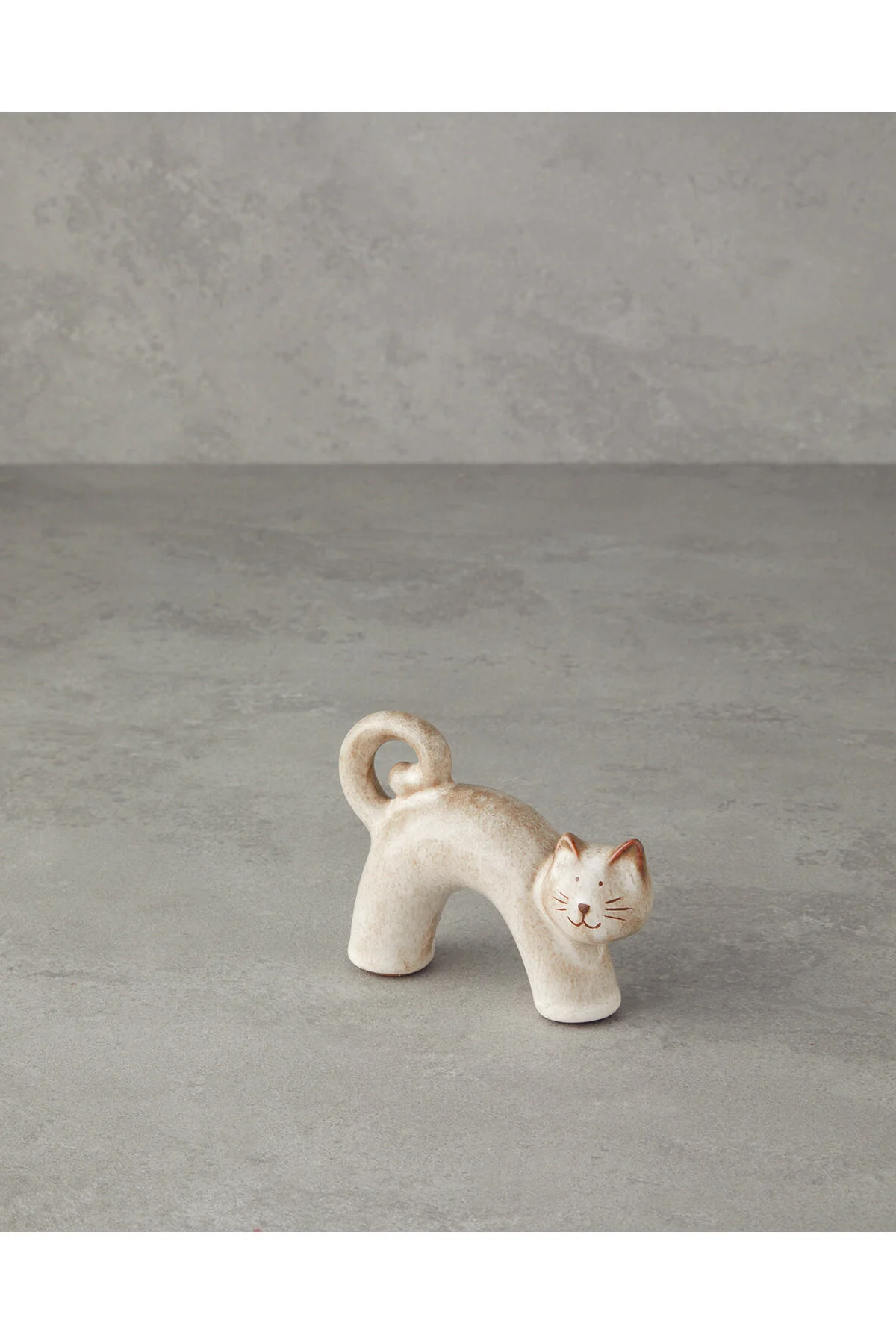 اشیاء دکوراتیو و مجسمه CATS DOLOMITE TRINKET CREAM 16 5 سانتی متر English Home