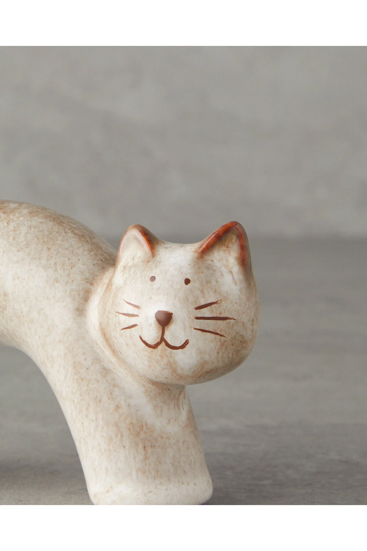 اشیاء دکوراتیو و مجسمه CATS DOLOMITE TRINKET CREAM 16 5 سانتی متر English Home