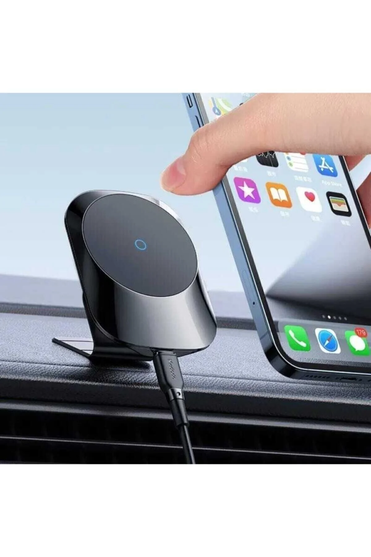پایه نگهدارنده تلفن در خودرو CH 7071 بی سیم مغناطیسی 15W BLACK Mcdodo