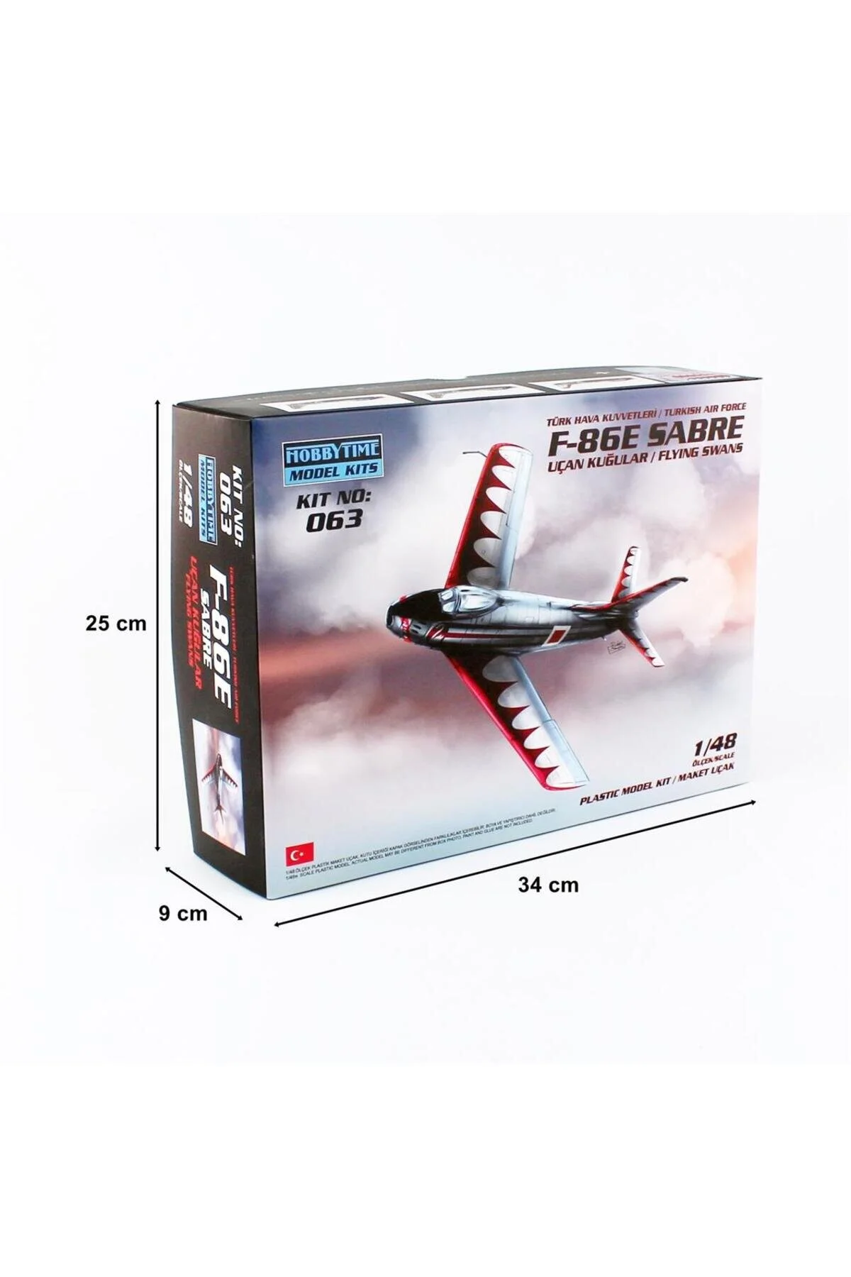 مدل خودرو سرگرمی 063 1 48 F 86E Hobbytime Modelkits