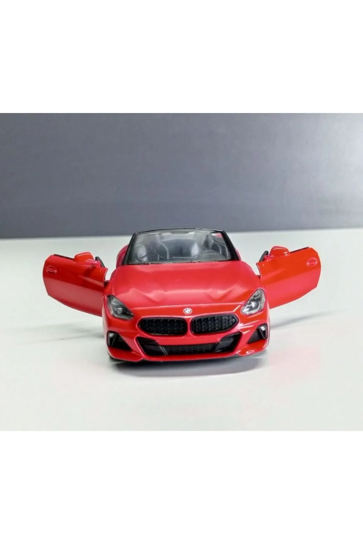 مدل خودرو 1:34 قرمز BMW Z4 PULL DROP METAL CAR اورجینال Kinsmart