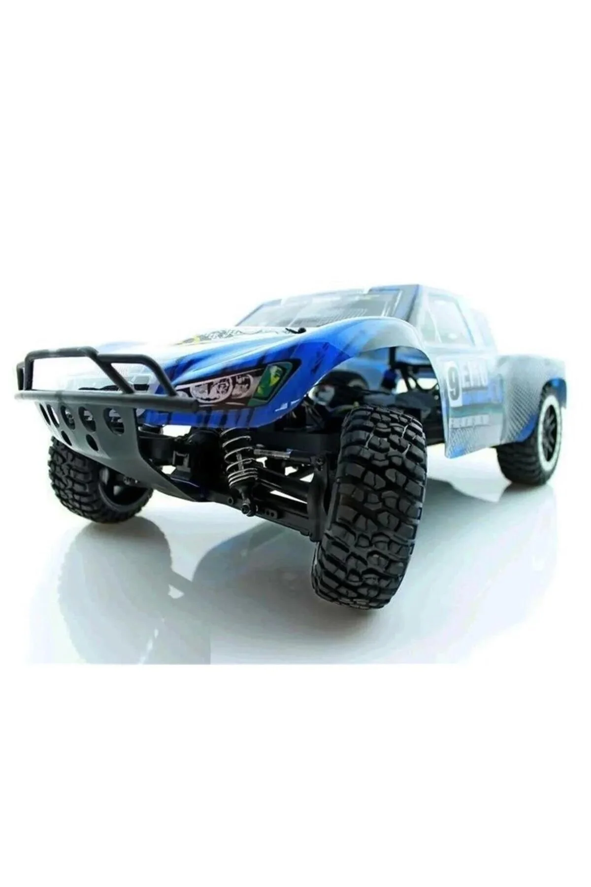 خودروی کنترل از راه دور مقیاس 8021 1 8 4WD OFF ROAD COURSE 9 EMU هودهای آبی موتور قلم مو 7.4V 3300MAH REMO