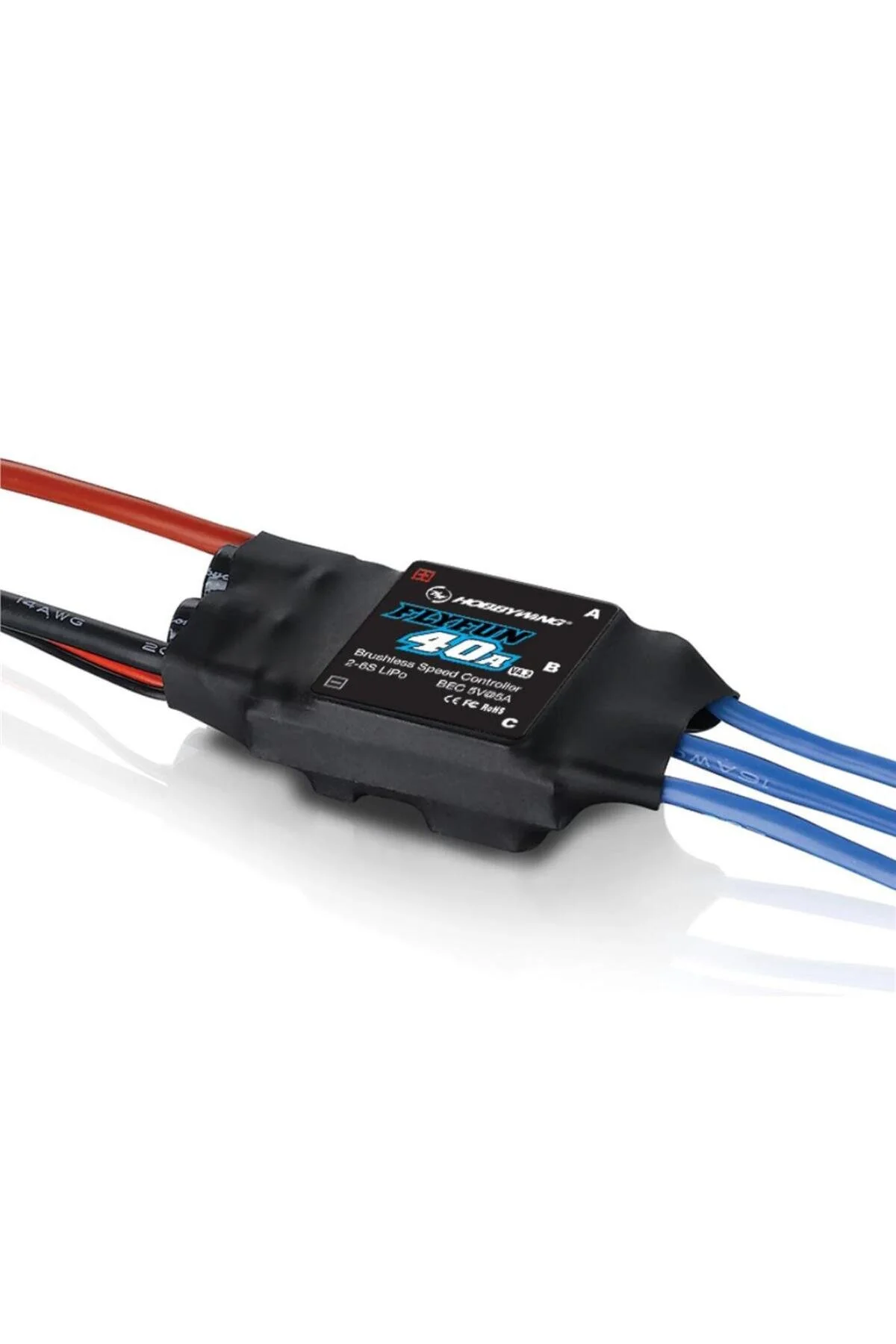 قطعات یدکی RC سری 80 آمپر 3 8S LIPO 90 گرم الکترونیکی برای یک موتور هواپیمای بدون برس Hobbywing