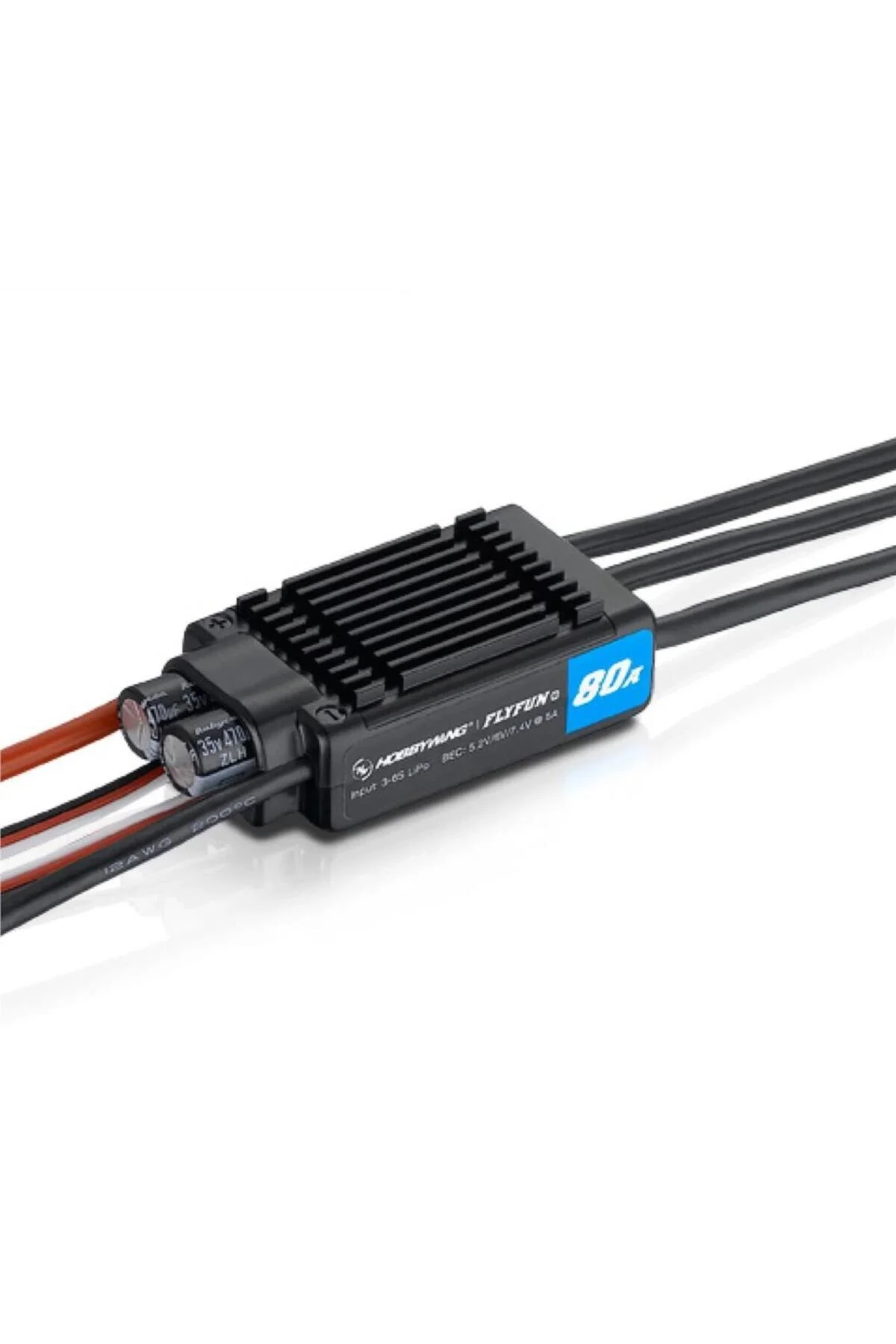 قطعات یدکی RC سری 80 آمپر 3 8S LIPO 90 گرم الکترونیکی برای یک موتور هواپیمای بدون برس Hobbywing