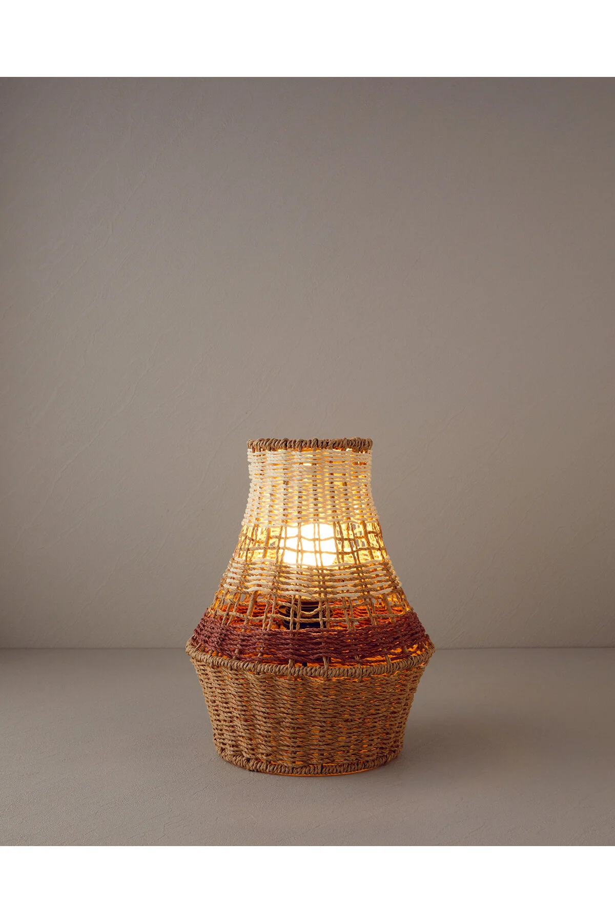 آباژور LENORE PAPER IP LAMPSHADE 12X18X30 CM طبیعی English Home