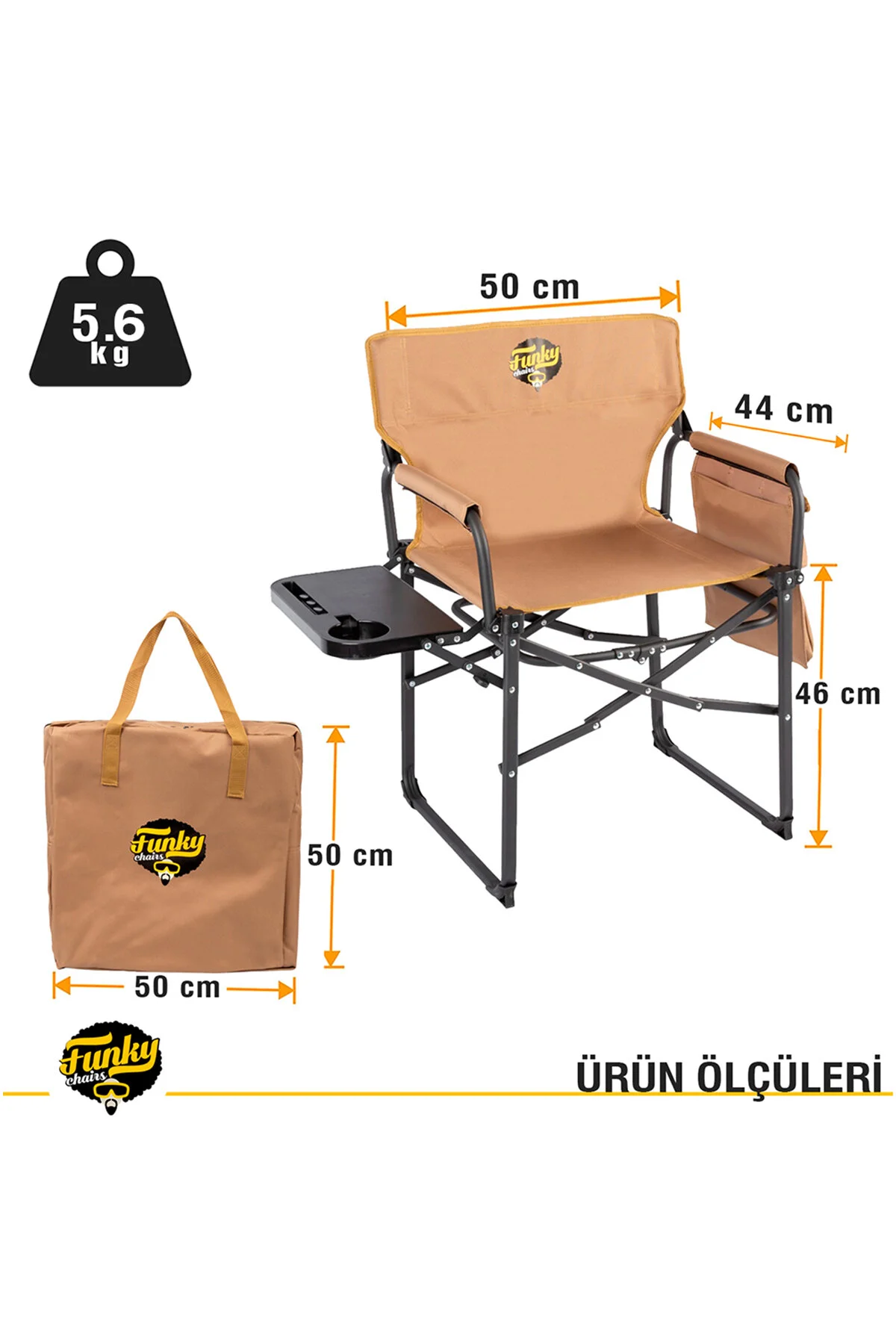 صندلی کمپ چند رنگ خاک اردوگاه اضافی L فانکی چیرز  Funky Chairs