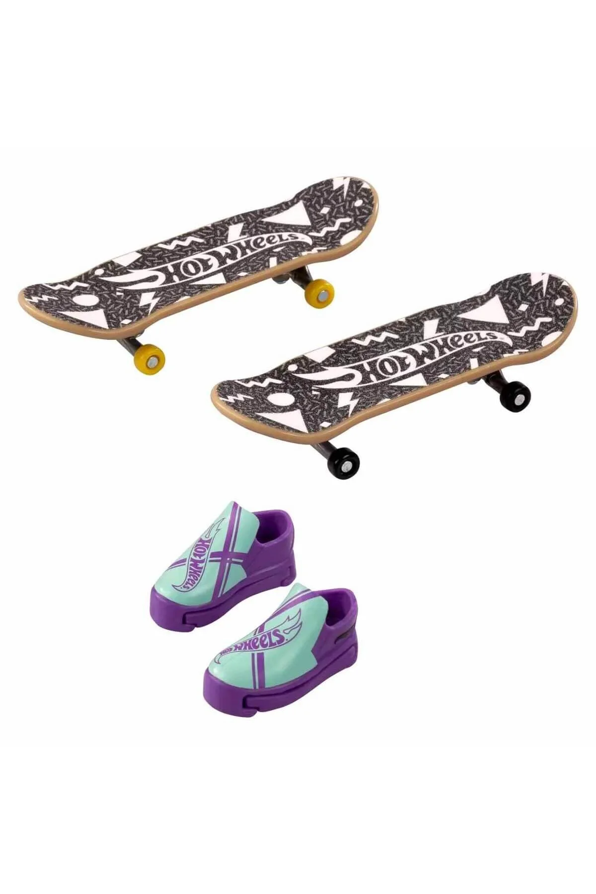 ماشین اسباب بازی SKATE 2 PACK RETRO FINGER SKATEBOARD HXL17 SNAKE STRUMMER و HOT STEPPER HOT WHEELS