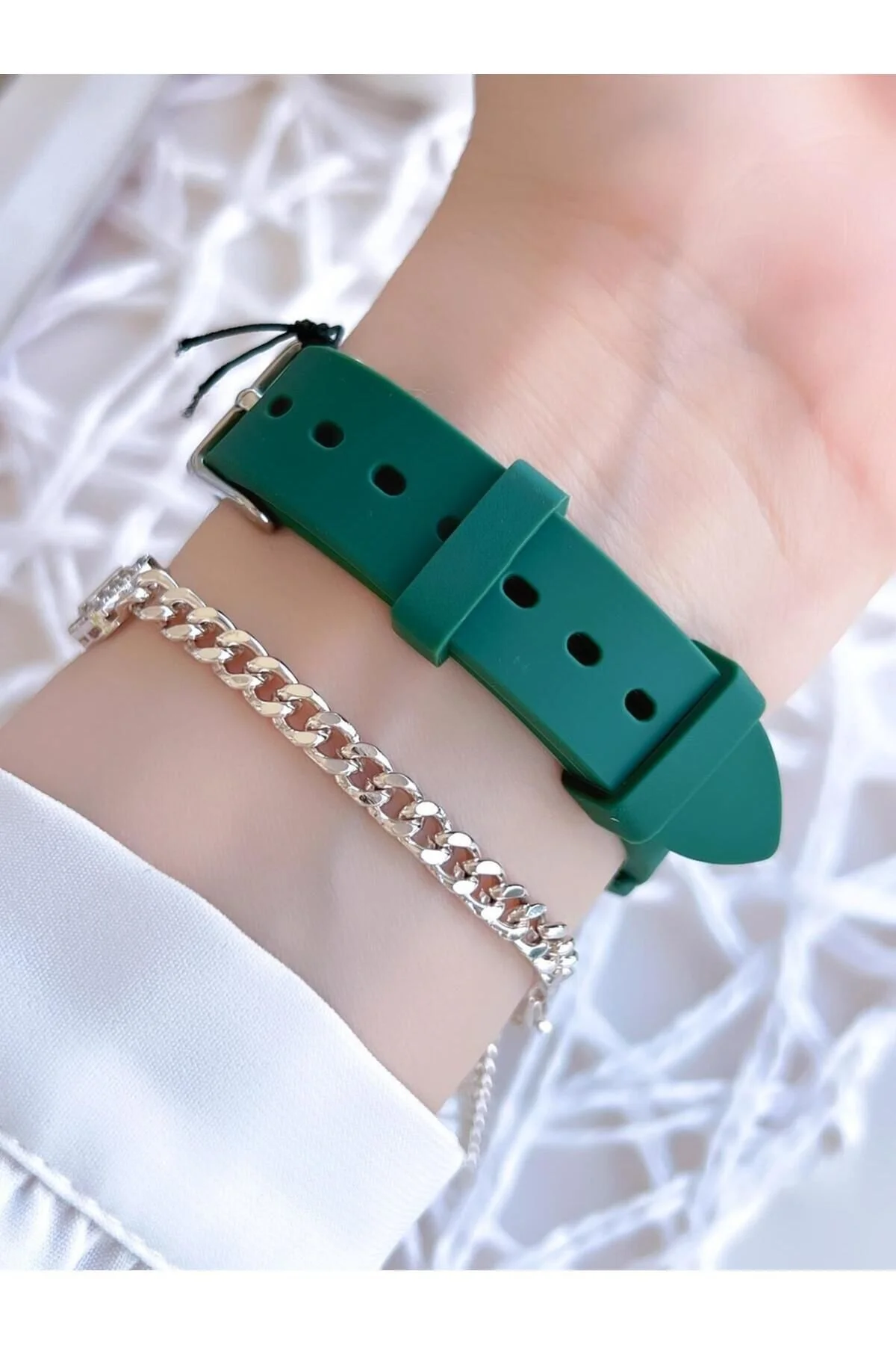 ساعت U.S.POLO ASSN SILICONE CORD 3 ATM آب ساعتهای ورزشی بانوان WIRSTATCHES USPA.2089.B06 یو اس پولو اورجینال U.S. Polo Assn.
