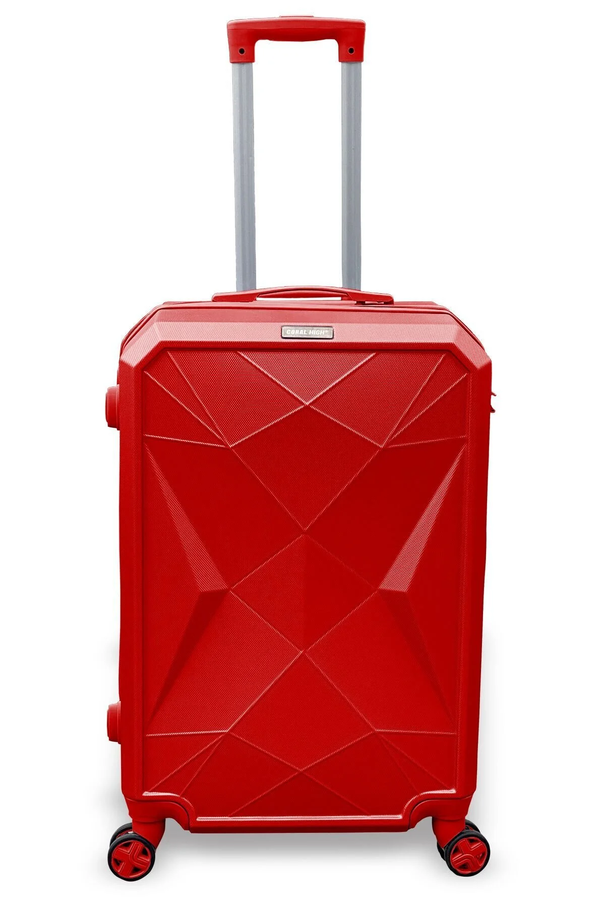چمدان و ساک سایز متوسط ​​DIAMOND ABS RED 16622 Coral High