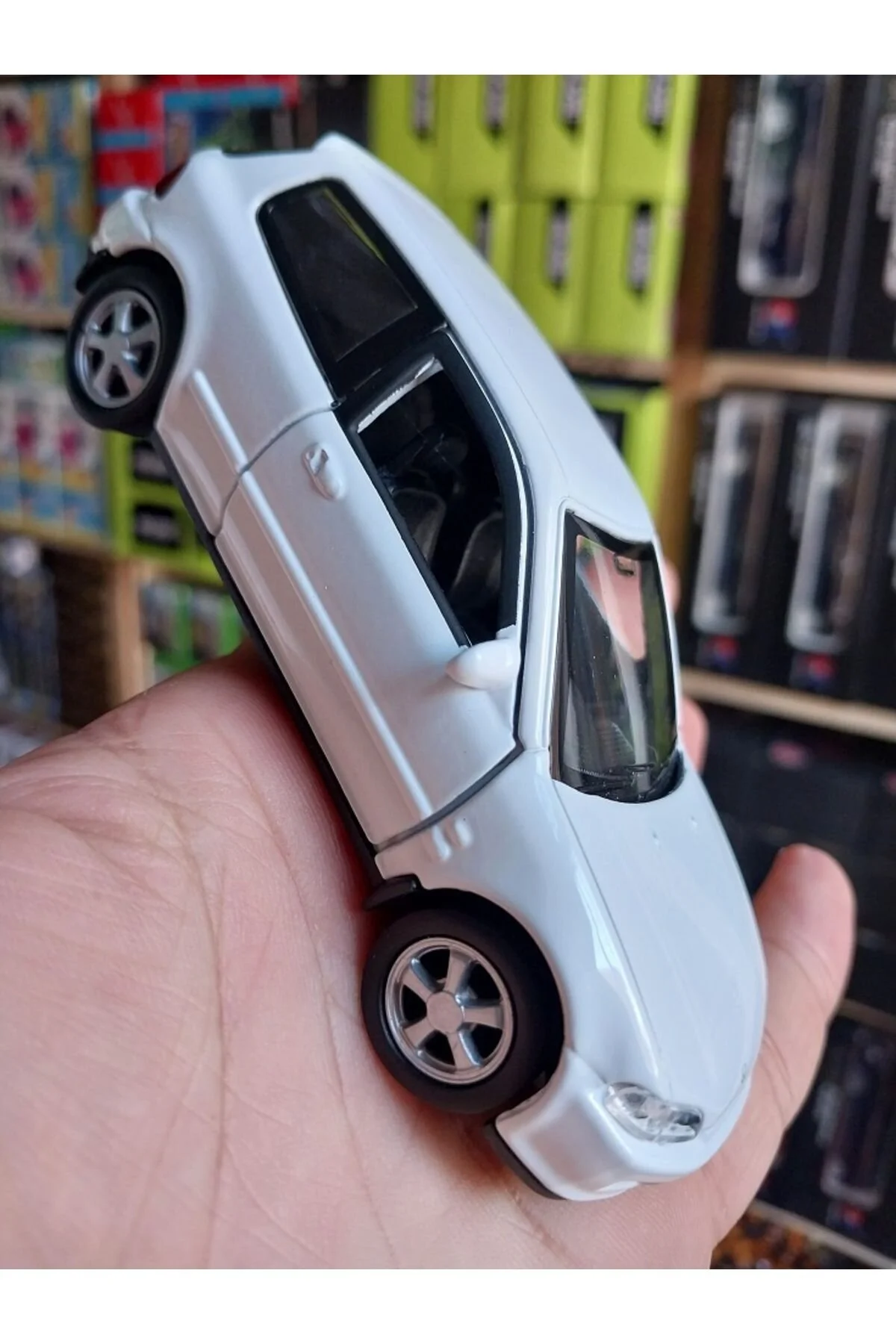 مدل خودرو HONDA CIVIC LEGENDARY CASE DIECAST METAL COLLECTION ORIGINAL PULLBACK CAR DOOR WHITE OPENABLE از ترکیه OYUNCAKSAHİLİ