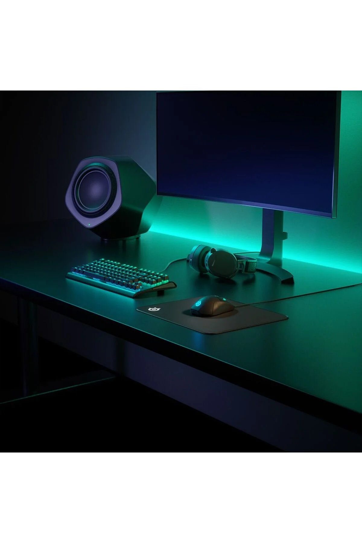 ماوس پد MOUSEPAD بازی متوسط ​​QCK EDGE بهینه شده برای سنسورهای SteelSeries
