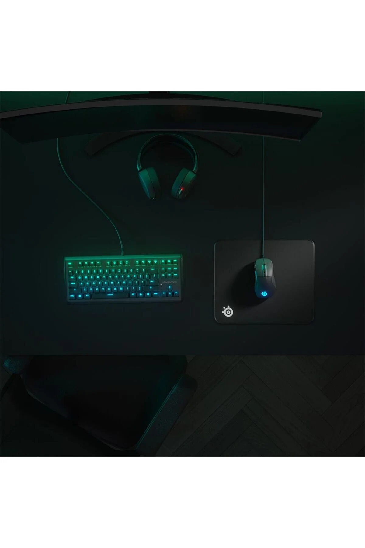 ماوس پد MOUSEPAD بازی متوسط ​​QCK EDGE بهینه شده برای سنسورهای SteelSeries