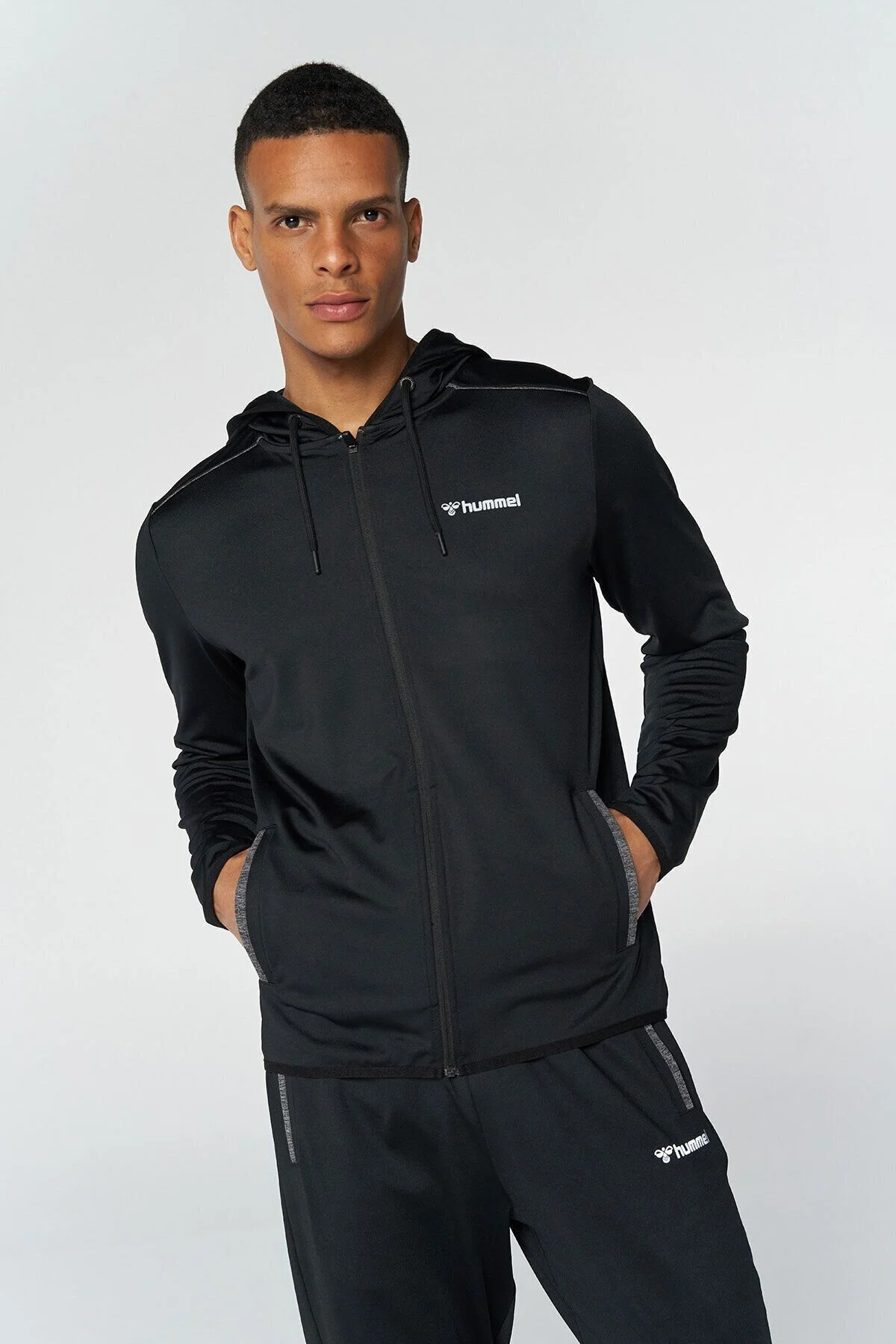 سویشرت مشکی مردانه Milo Zirke Hoodie هومل اورجینال hummel