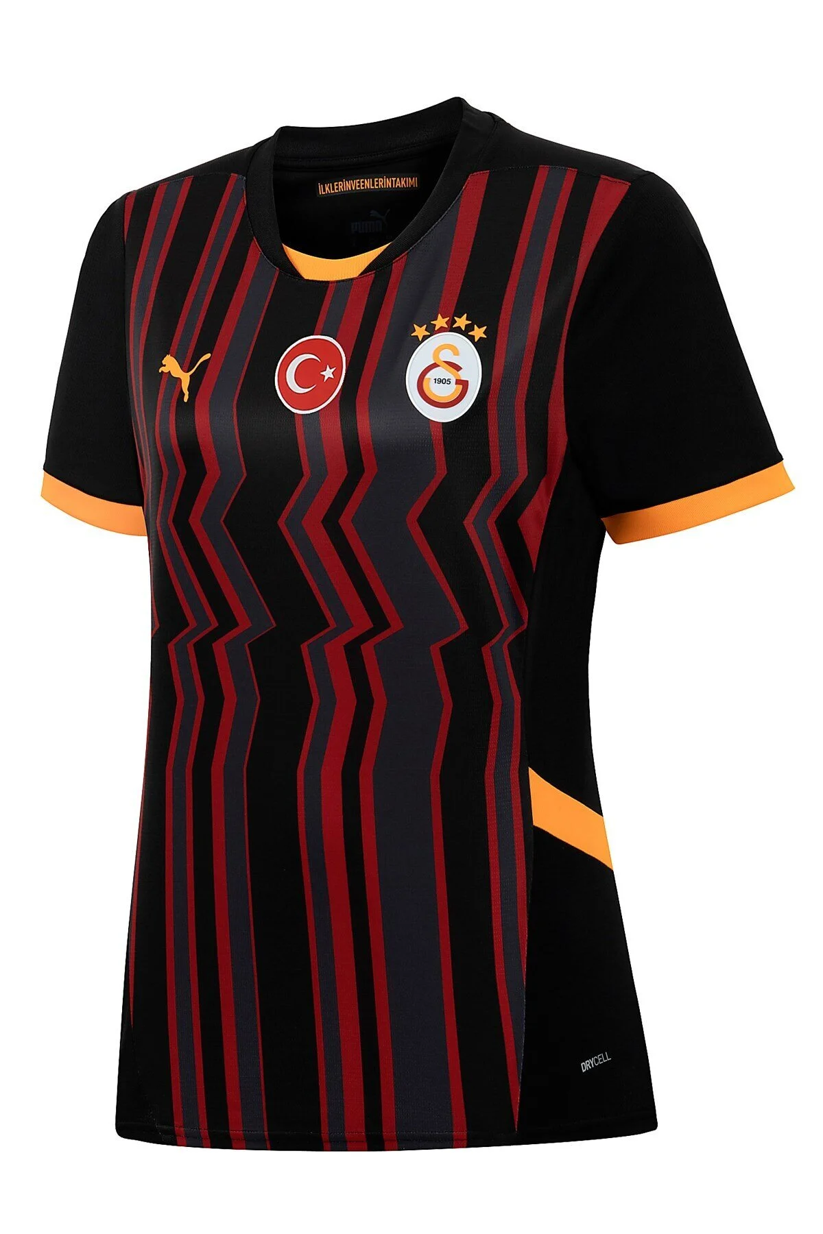 پیراهن فوتبال مشکی زنانه GSK سوم JRSY W WOS Galatasaray