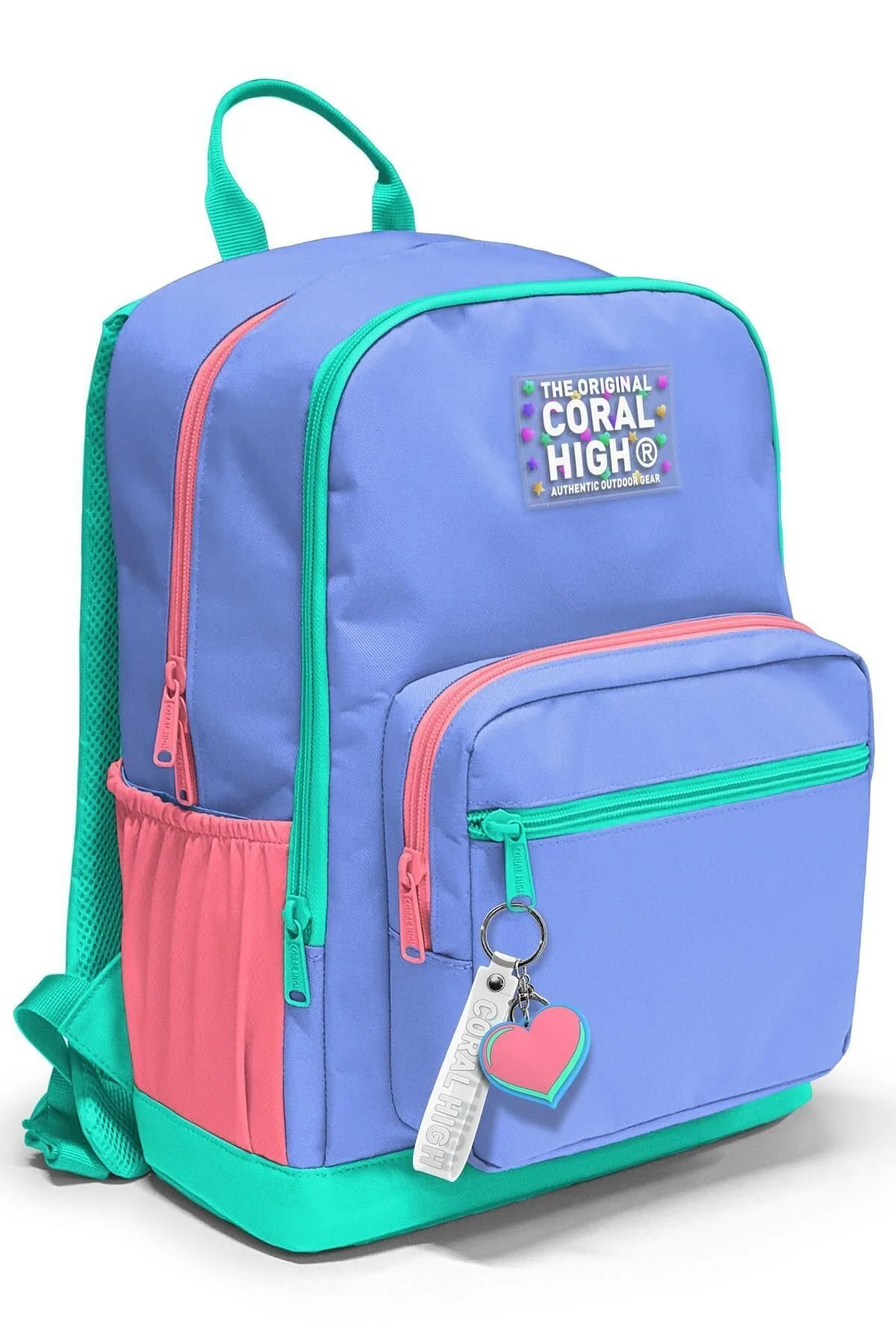 کیف مدرسه کوله پشتی ای رنگ آبی تیره ۲۳۶۴۱ Coral High
