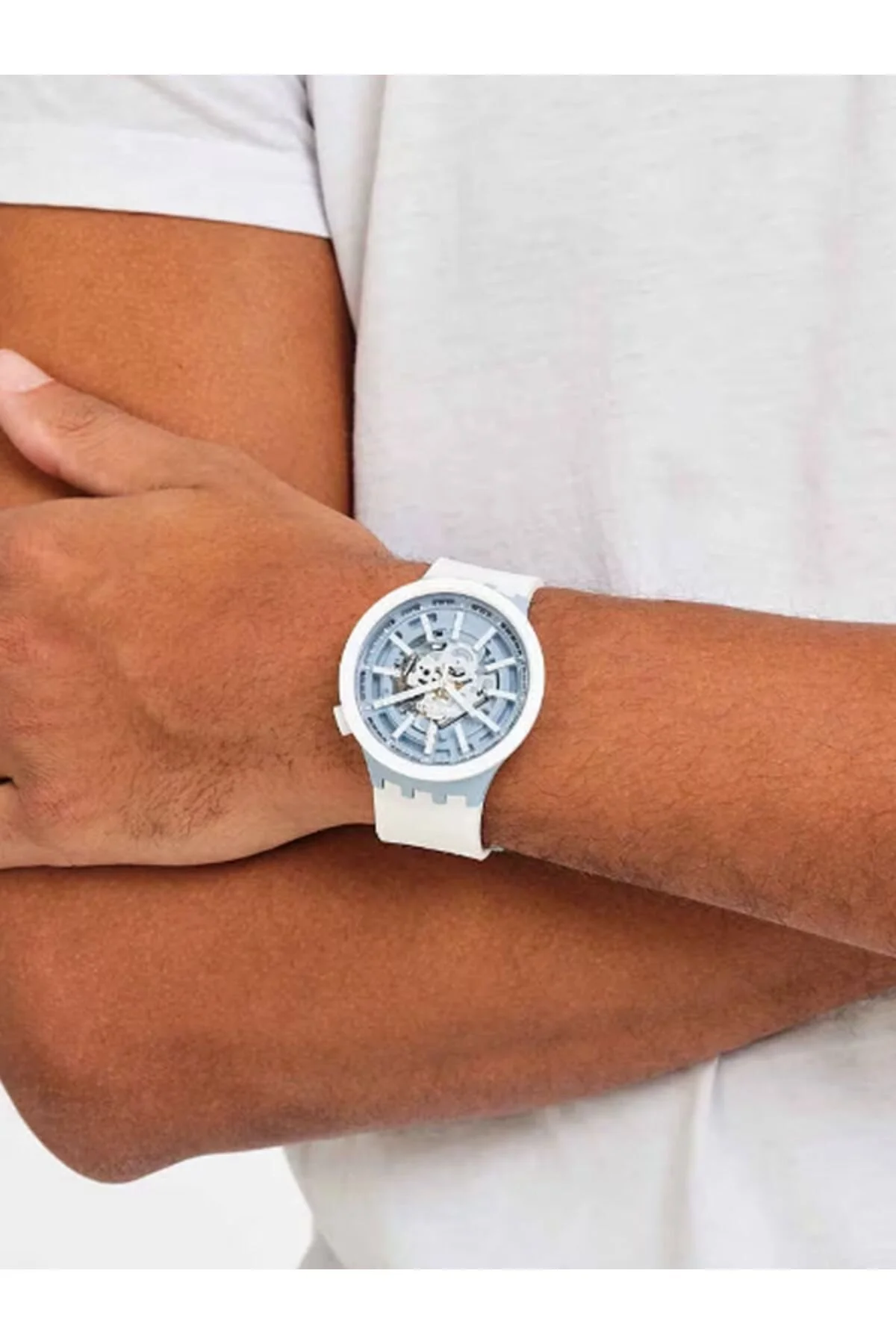 ساعت مچی مردانه SB03N103 Whice  سواچ Swatch