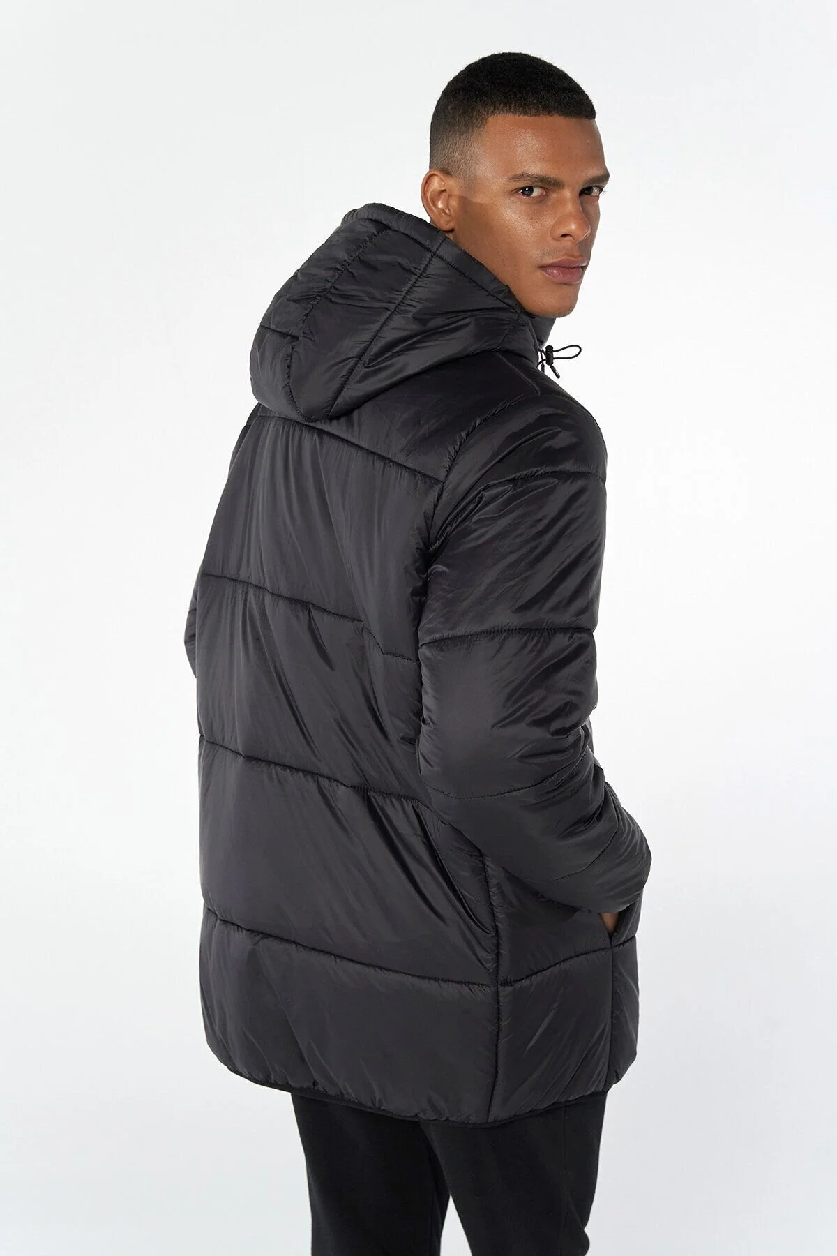 کاپشن مشکی مردانه کت هومل اورجینال hummel