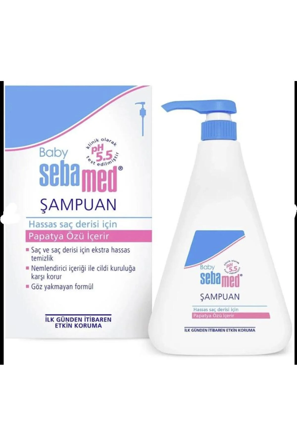 شامپو بچه پسرانه و دخترانه بچگانه کودک 750 میل انواع موهای حساس Sebamed