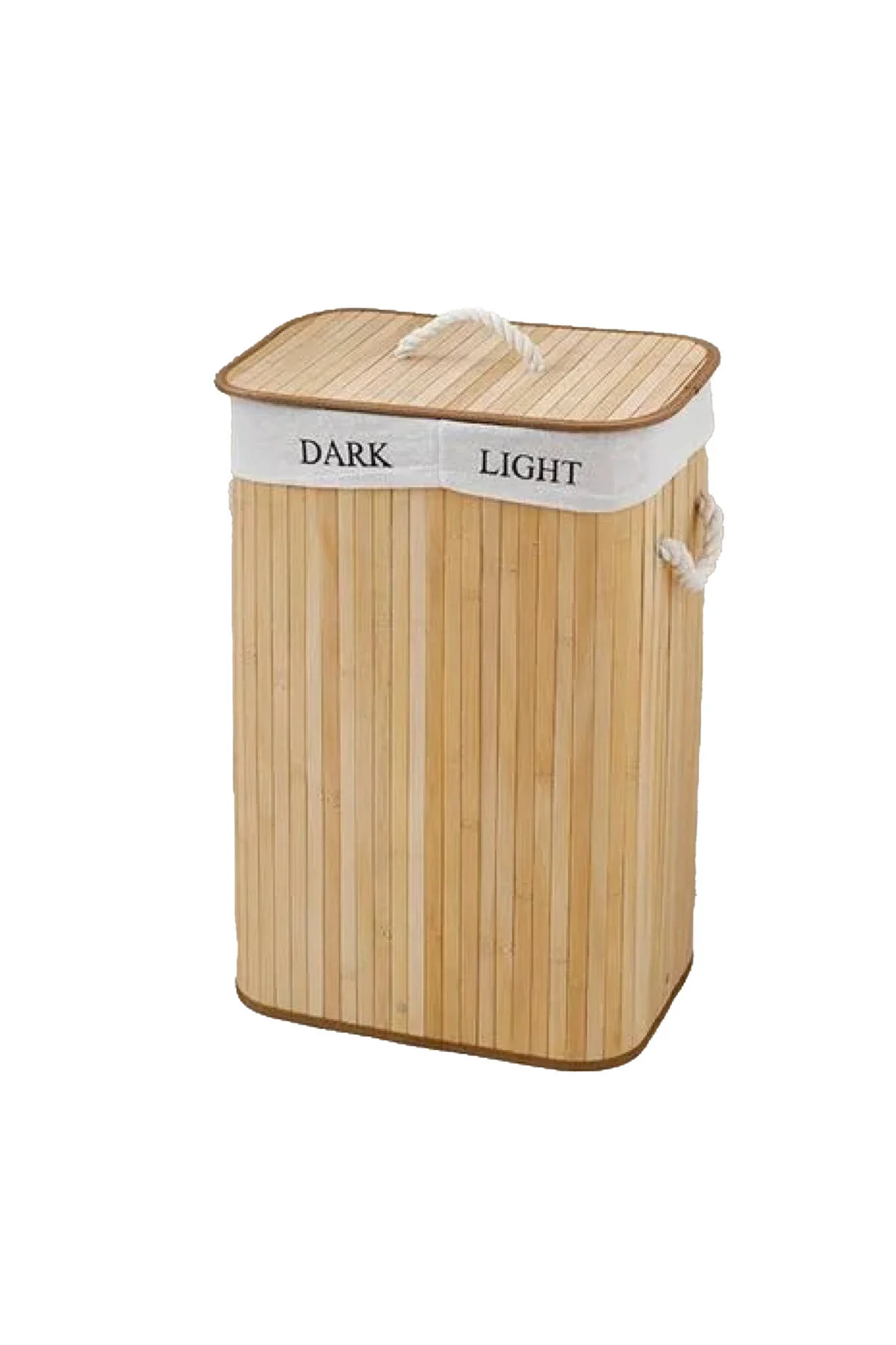 سبد رخت خرید فانتزی 40X30X60 سانتی متر بژ 4.08.2025 English Home